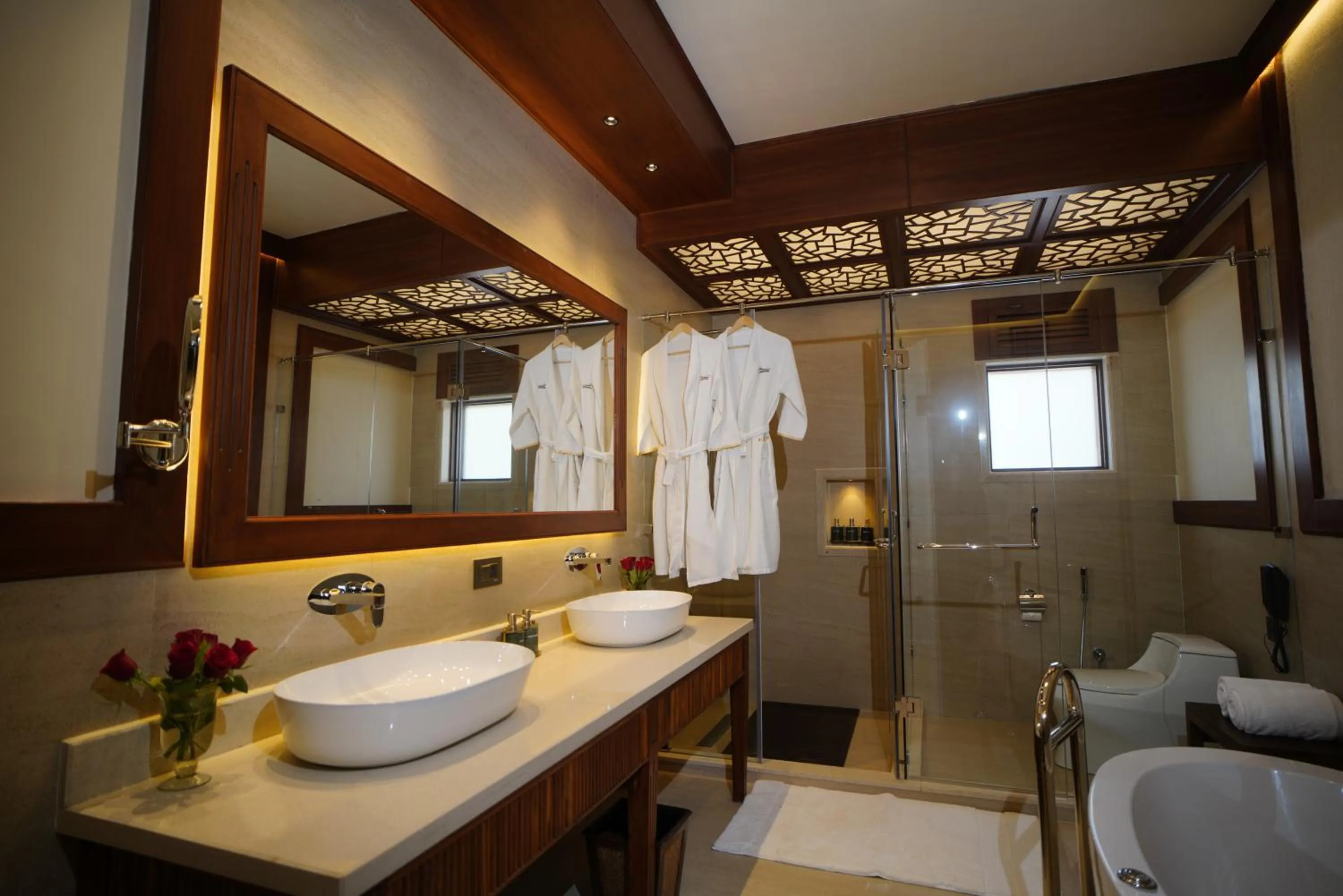 Bathroom in Aahana Resort - Jim Corbett