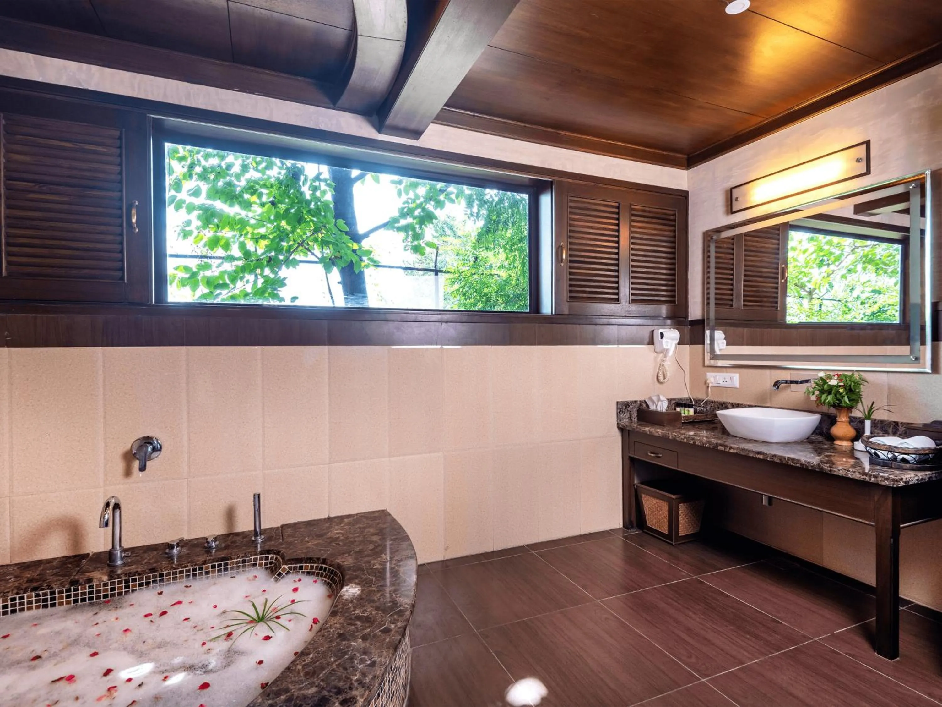 Bathroom in Aahana Resort - Jim Corbett
