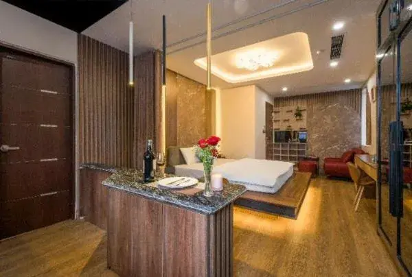 Deluxe King Studio in BBQ HOSTEL Deluxe King Studio in BBQ HOSTEL