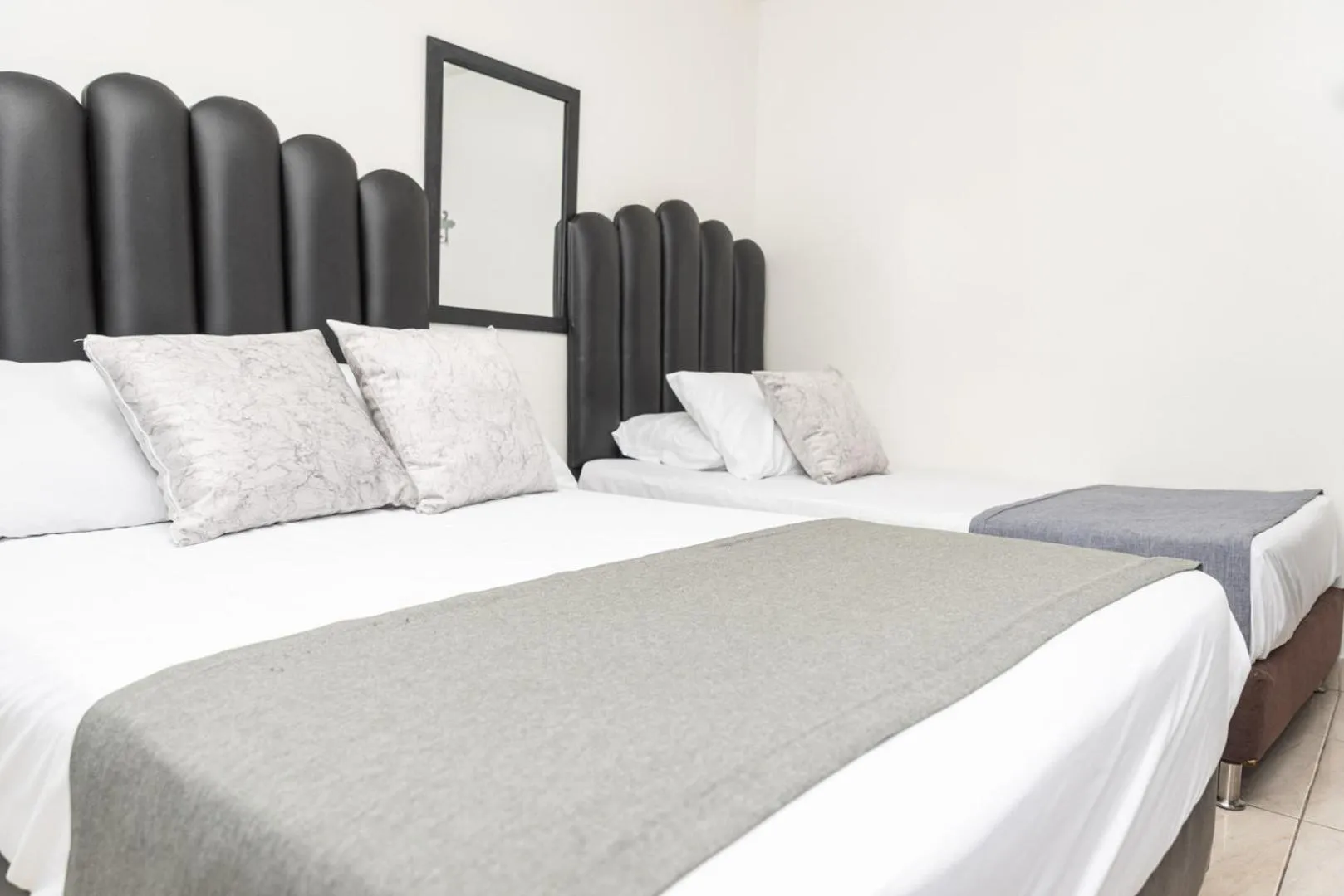 Bed in Hotel Alcazar