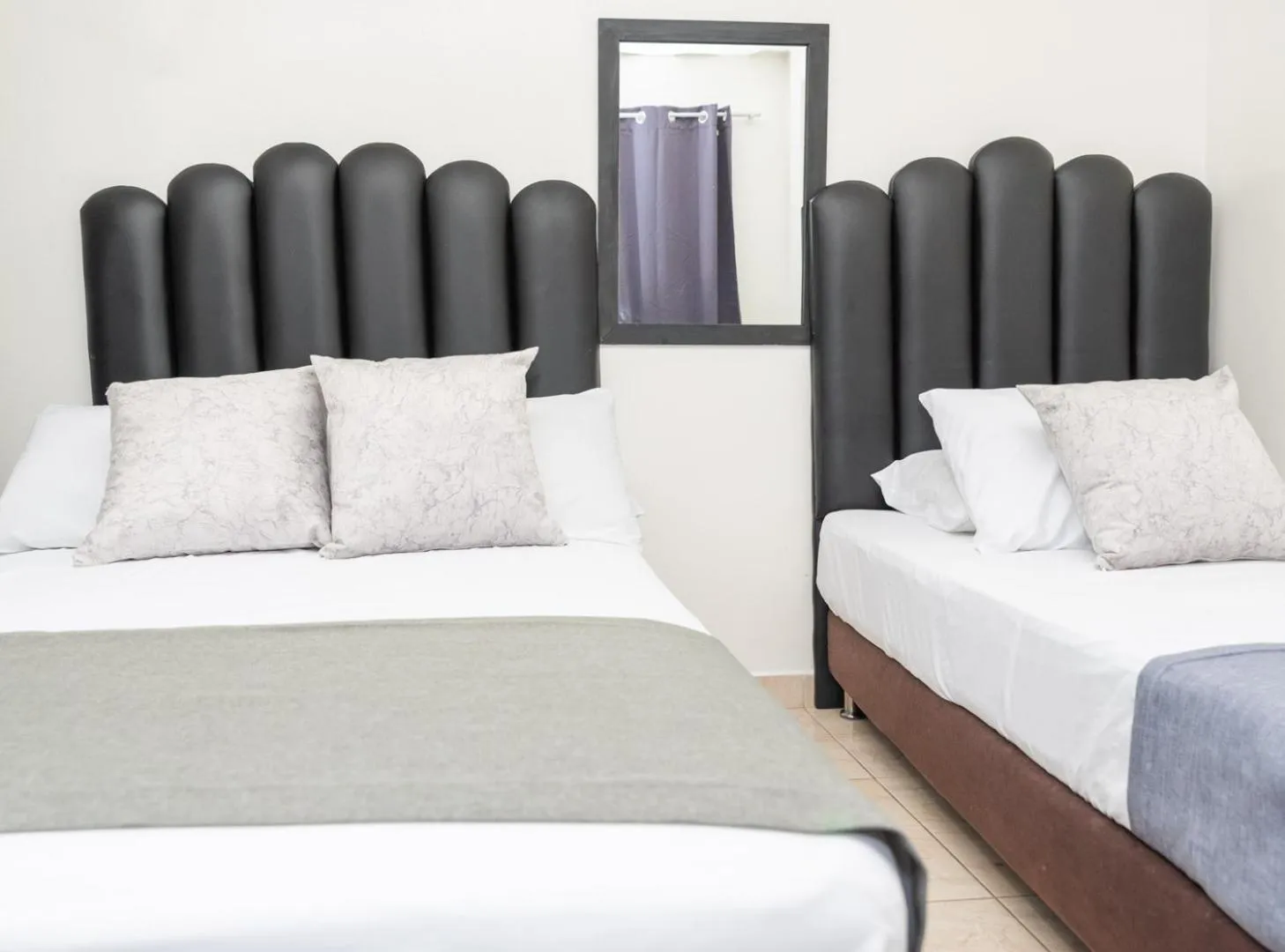 Bed in Hotel Alcazar