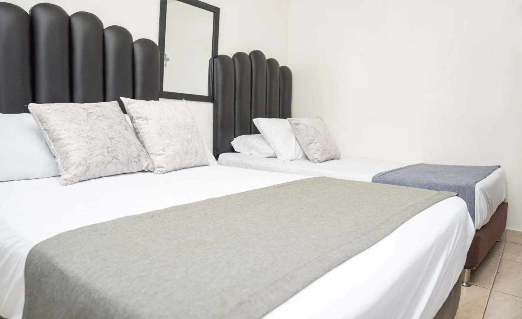 Bed in Hotel Alcazar