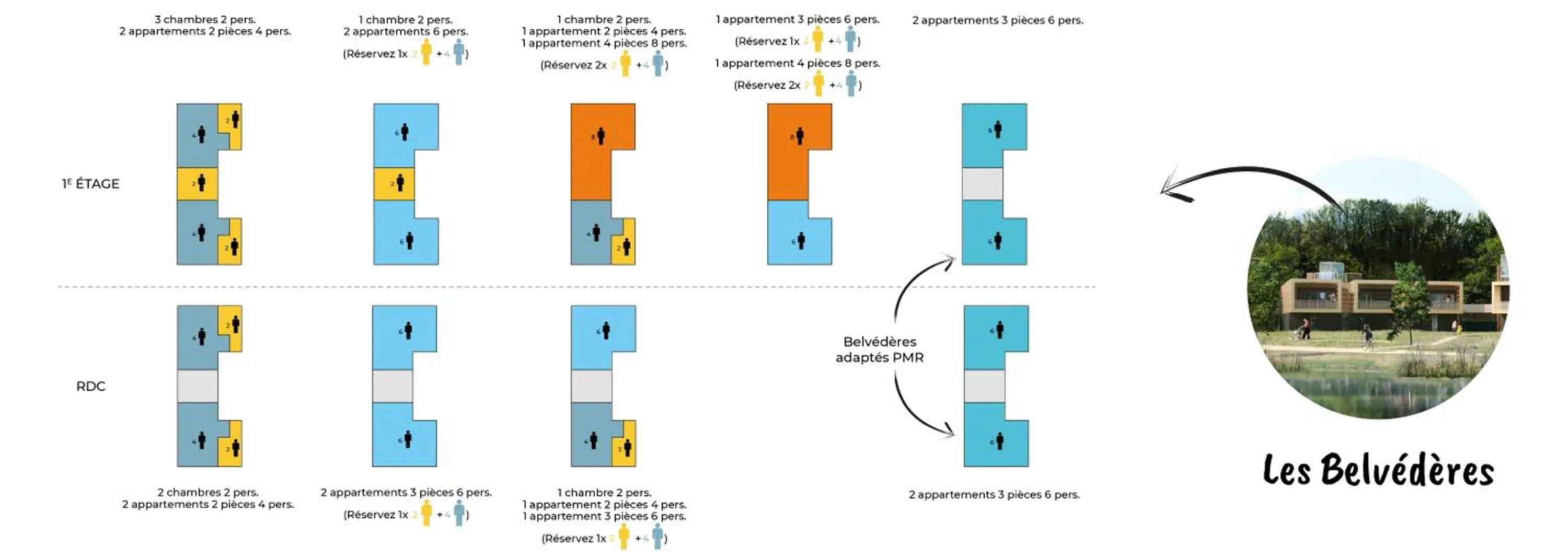 Floor plan in Vacancéole - Le Village des Oiseaux