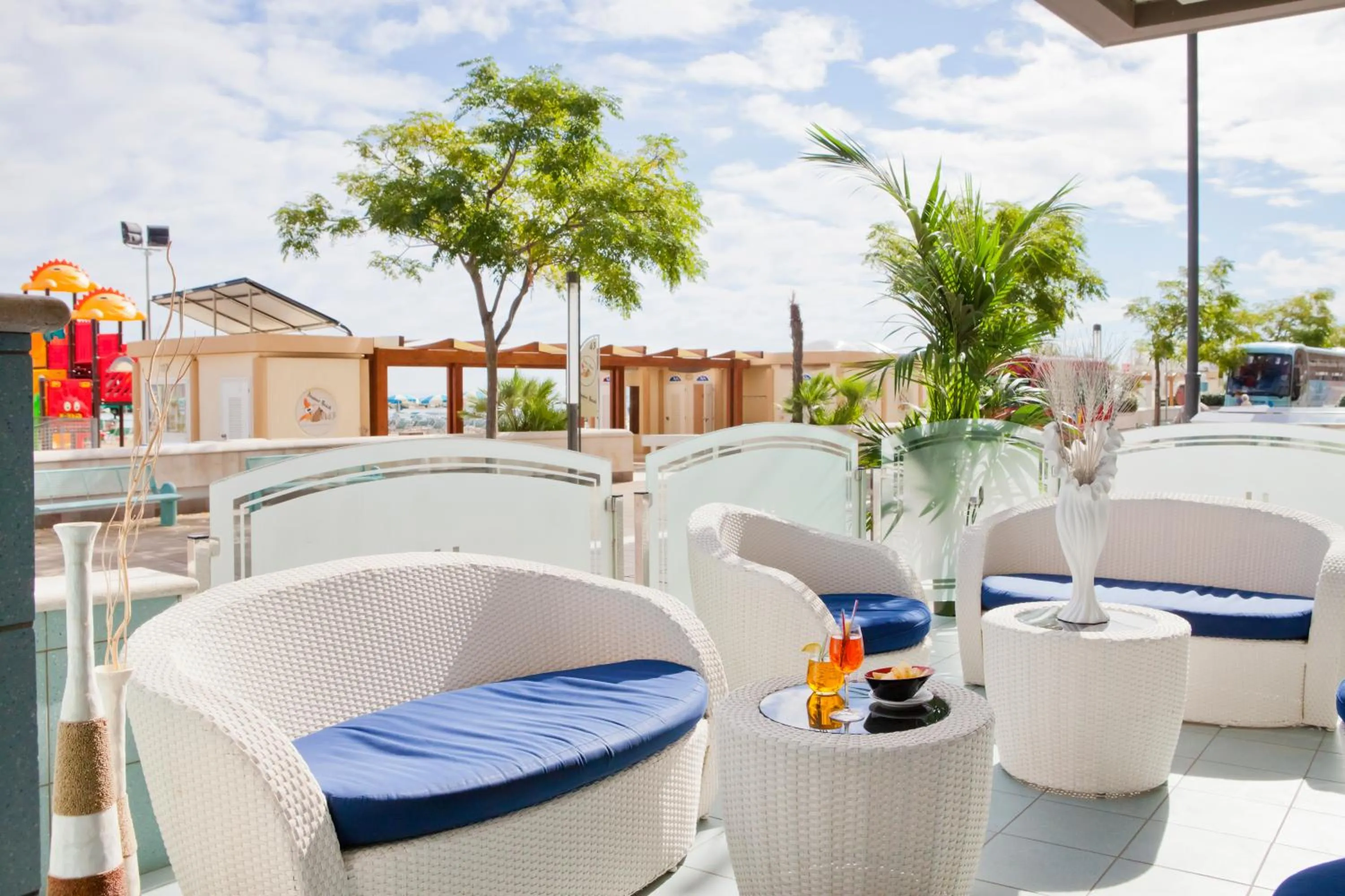 Balcony/Terrace in Hotel Foschi-Peninsula