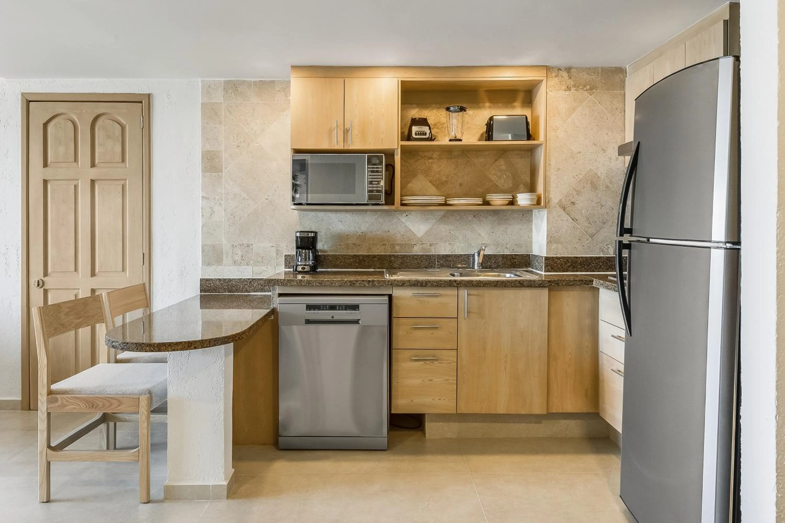 kitchen in Fiesta Americana Cancun Villas