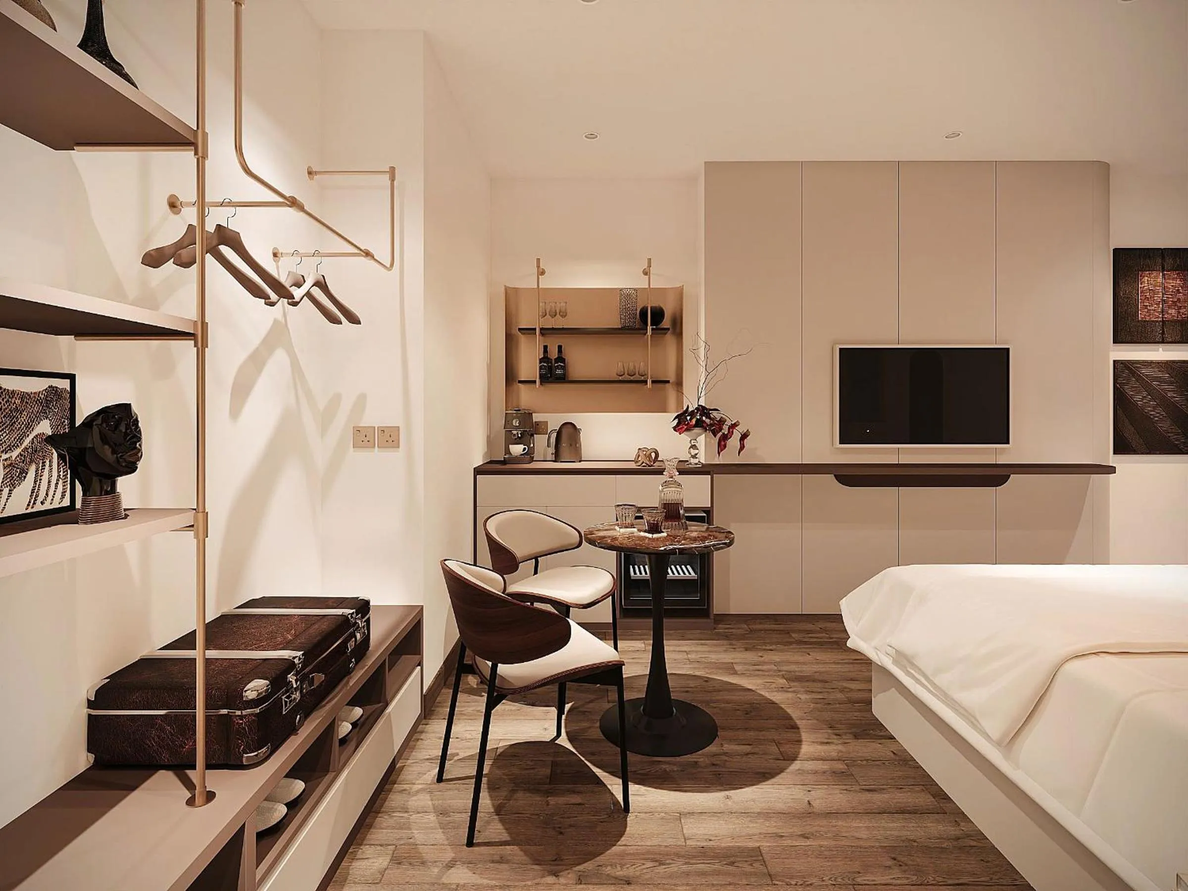 Bed in SG Dilly Hotel