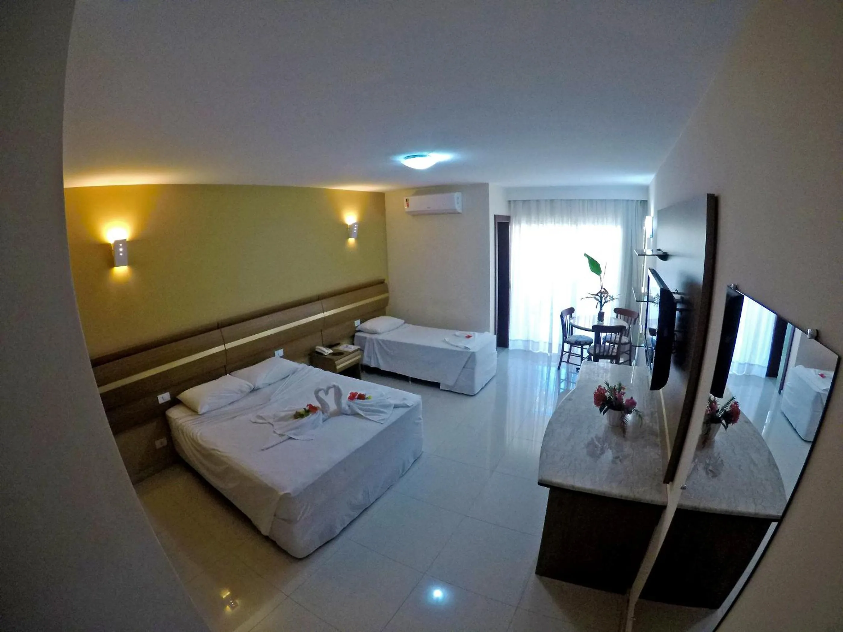 TV and multimedia, Bed in Aquaville Apart Hotel