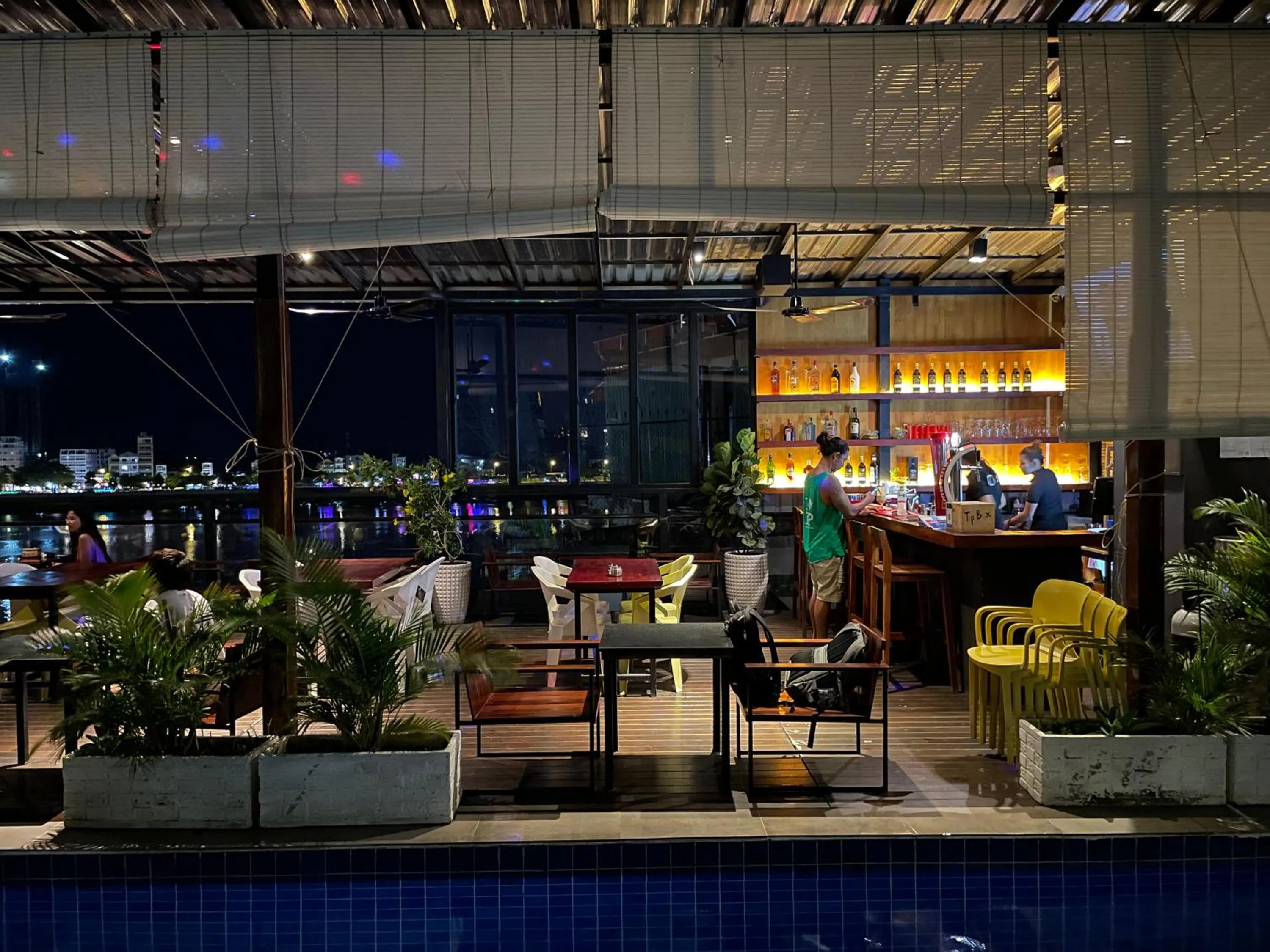 Pool view in Onederz Phnom Penh