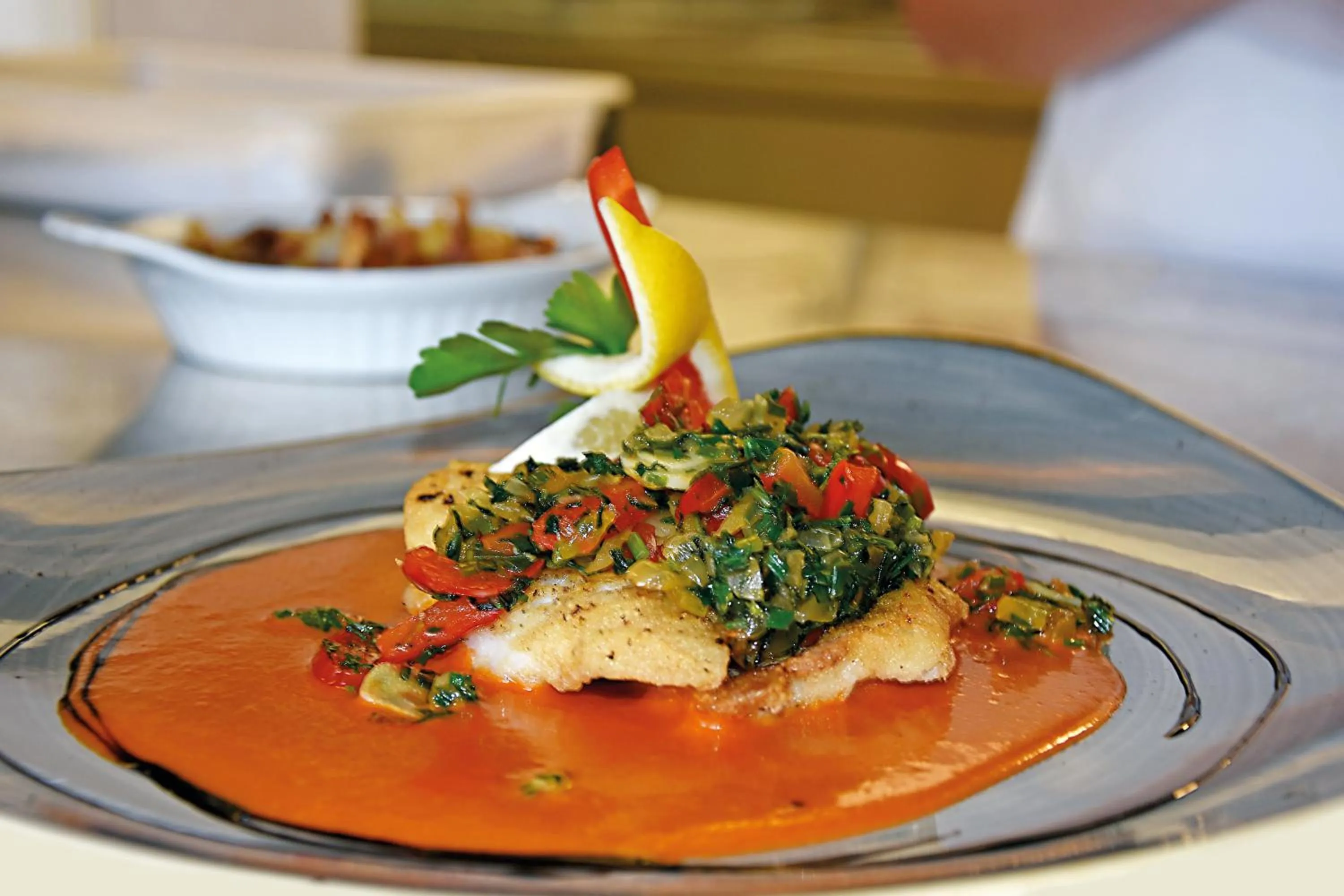 Food close-up in Hotel Haus Seeblick