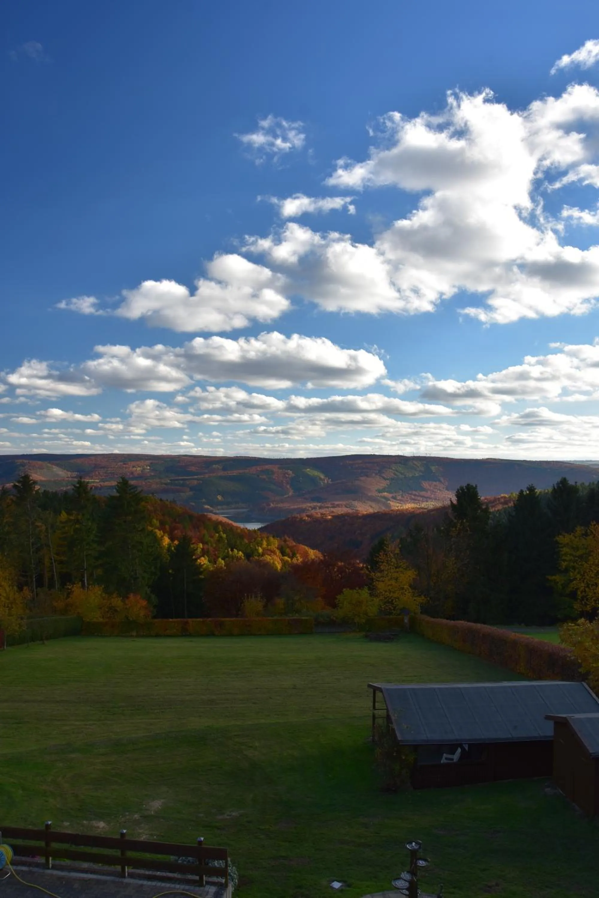 Garden view in Hotel Haus Seeblick