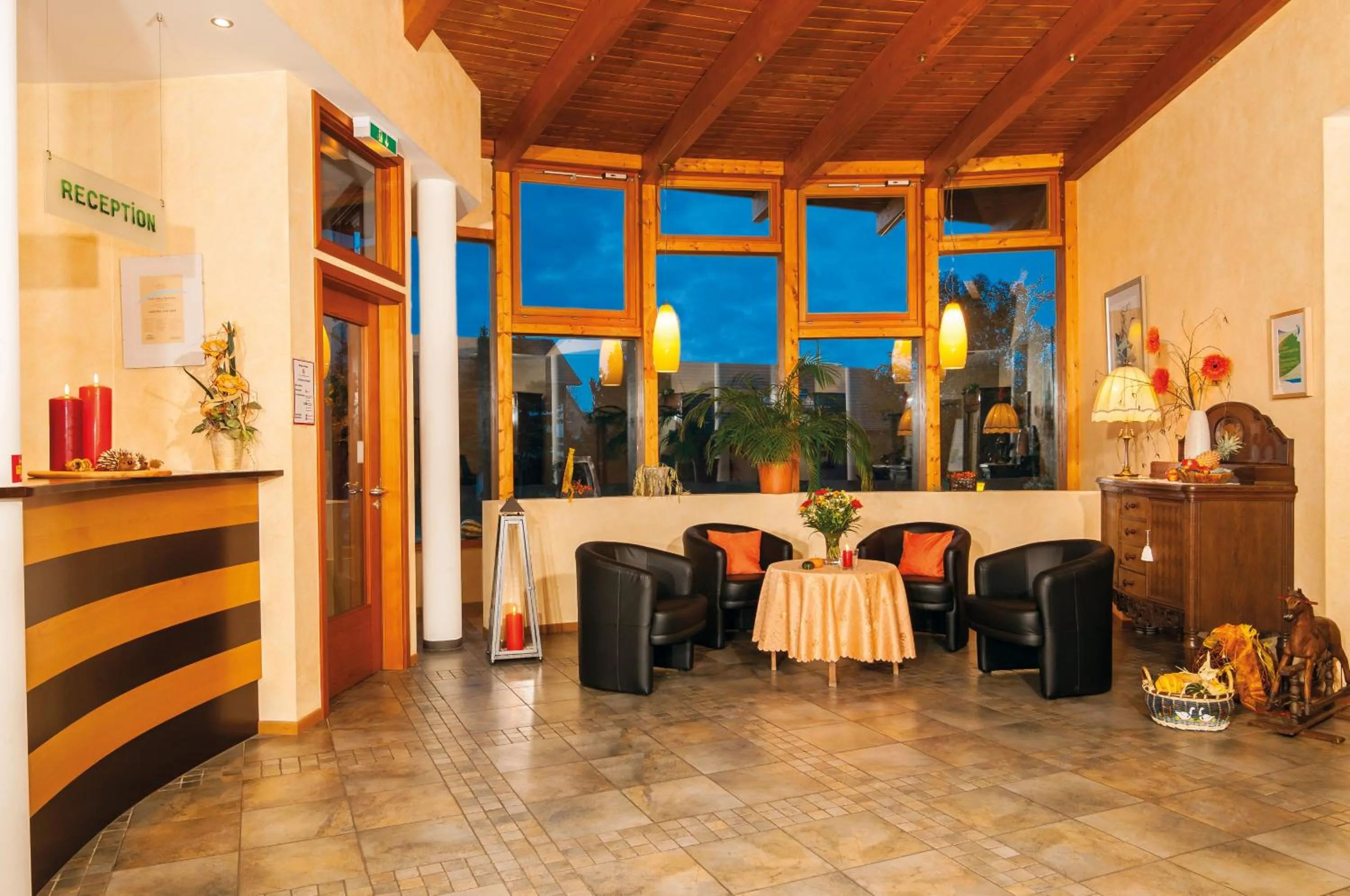 Lobby or reception in Hotel Haus Seeblick