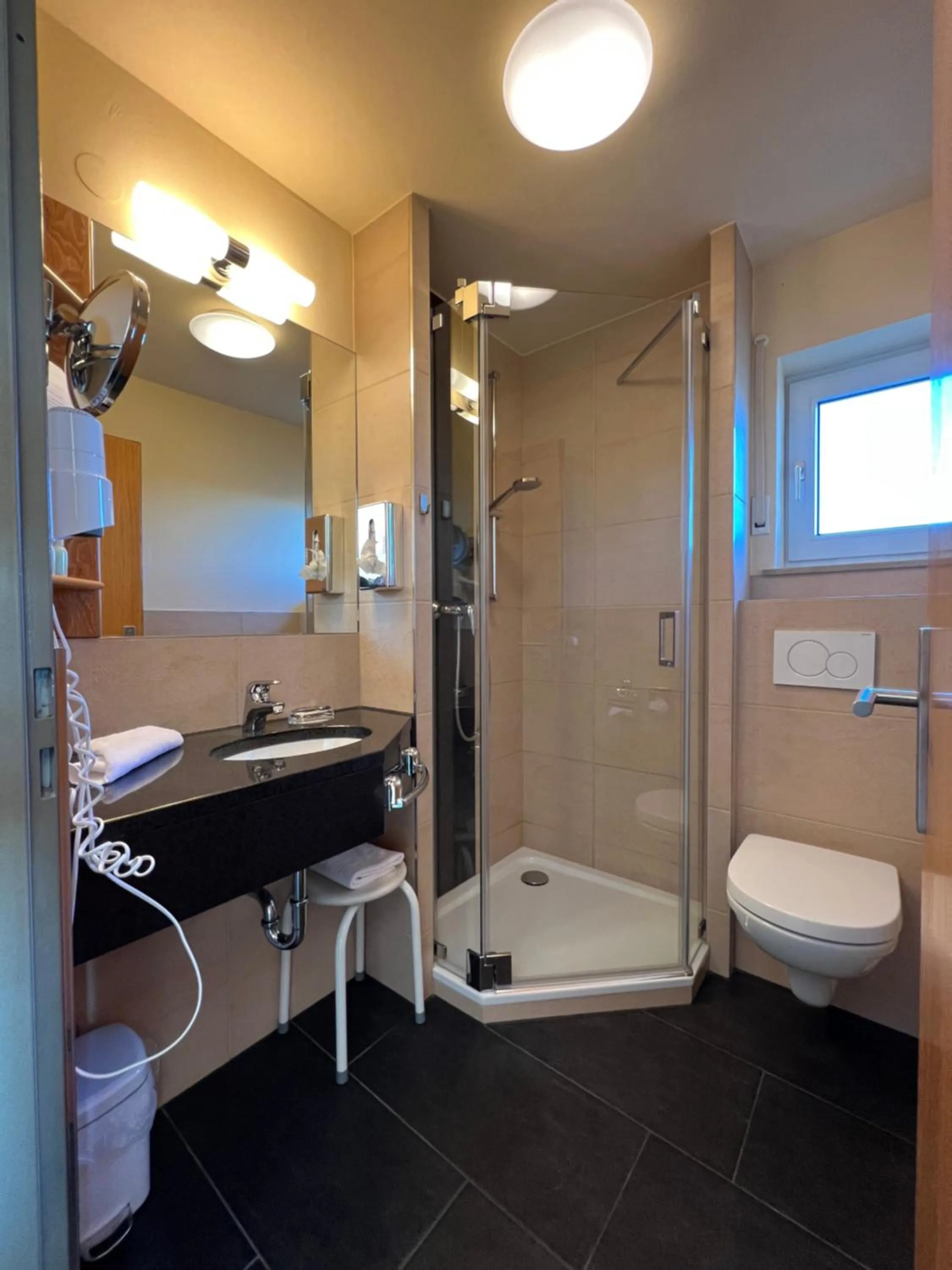 Shower in Hotel Haus Seeblick