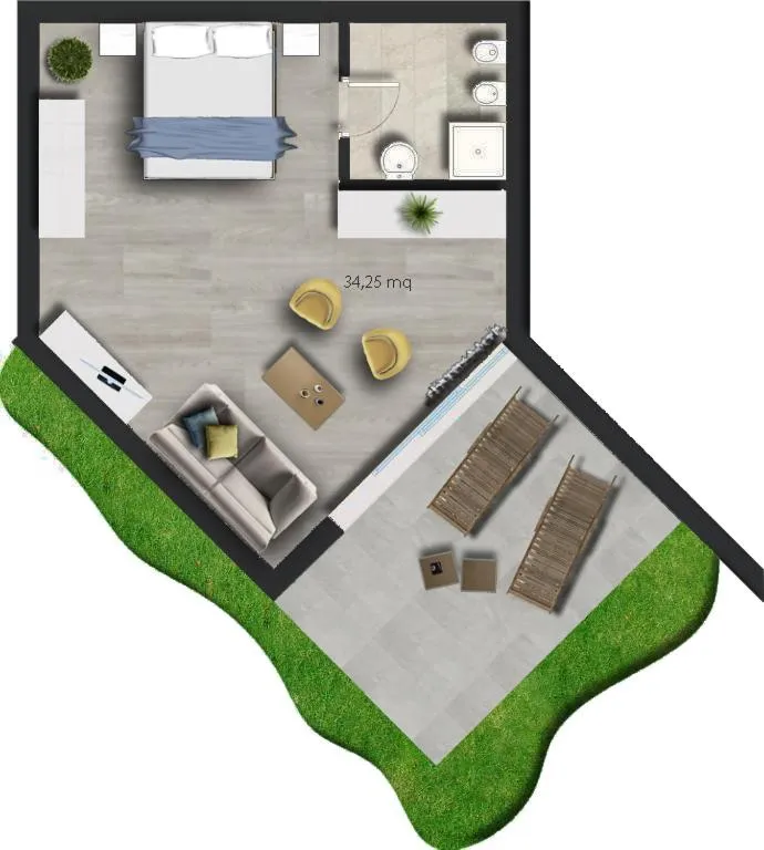 Bed in Hotel Delle Nazioni