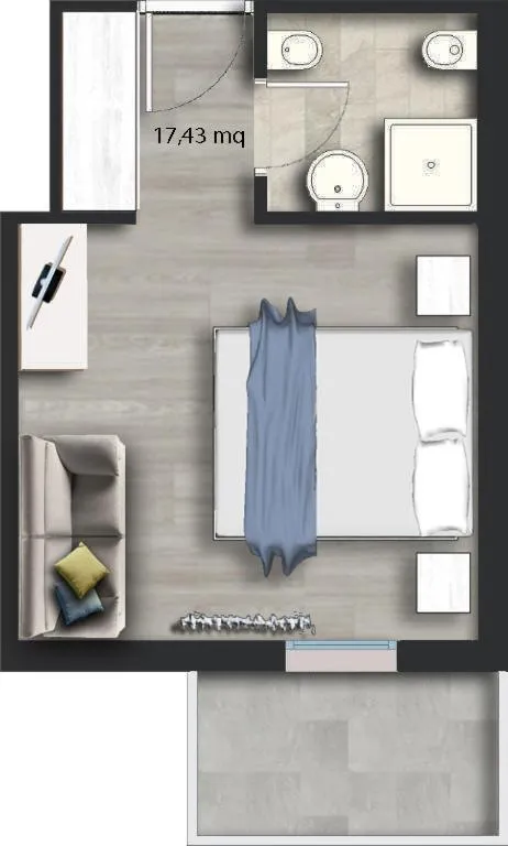 Bed in Hotel Delle Nazioni