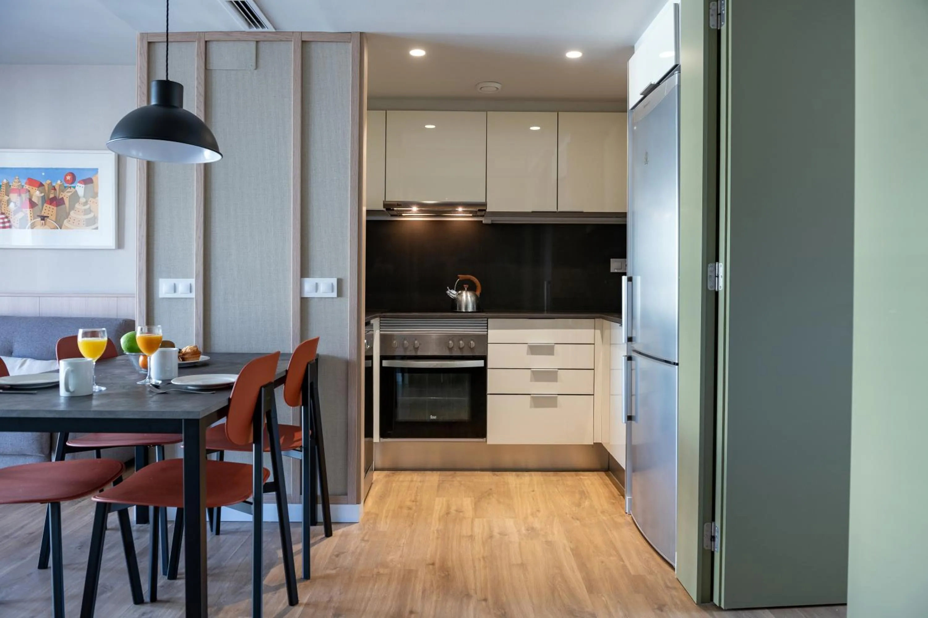 kitchen in MH Apartments Urban