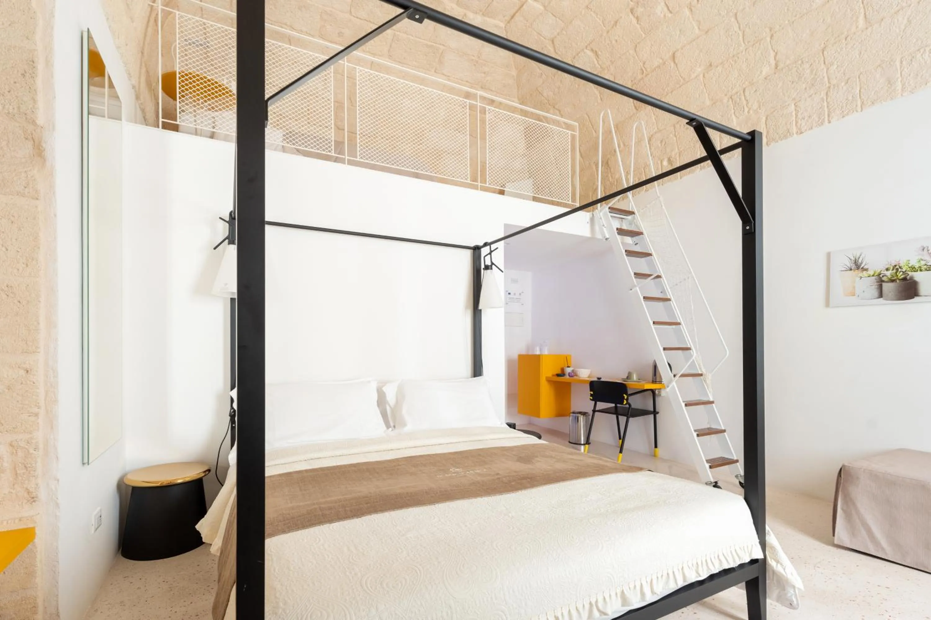 Bed in Donna Domenica Boutique Suites