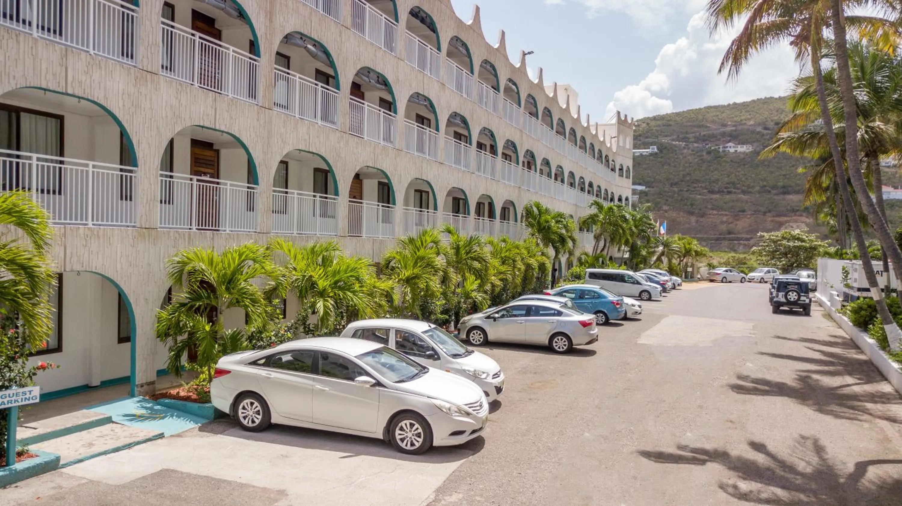 Property building in Belair Beach Hotel