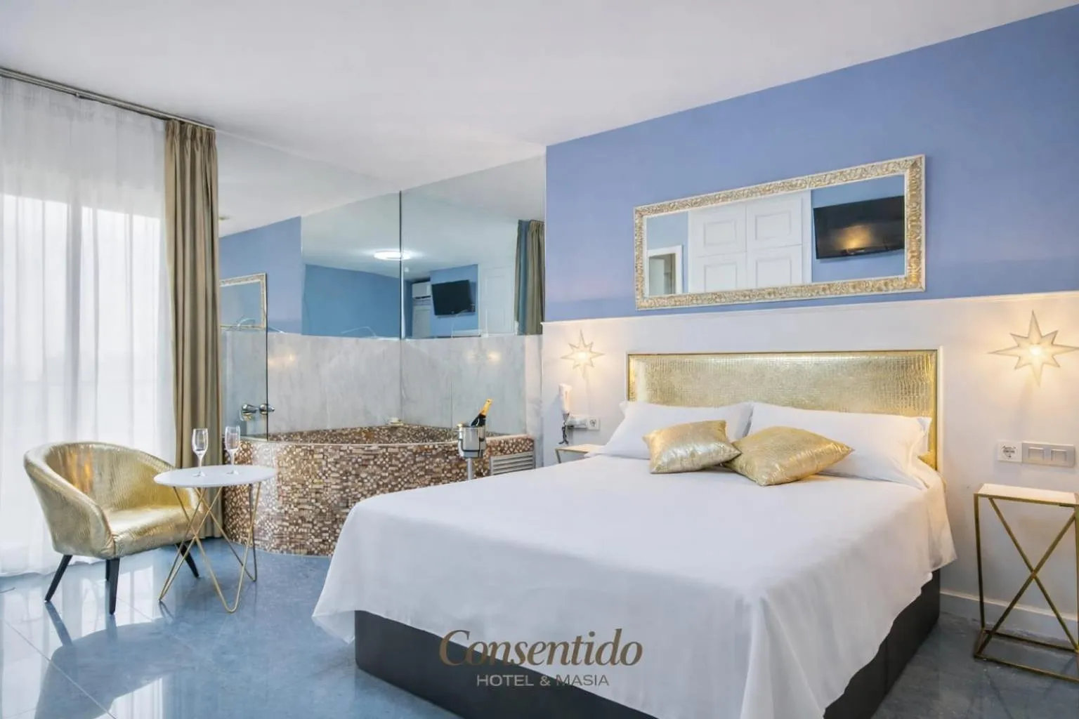 Bed in Hotel Consentido