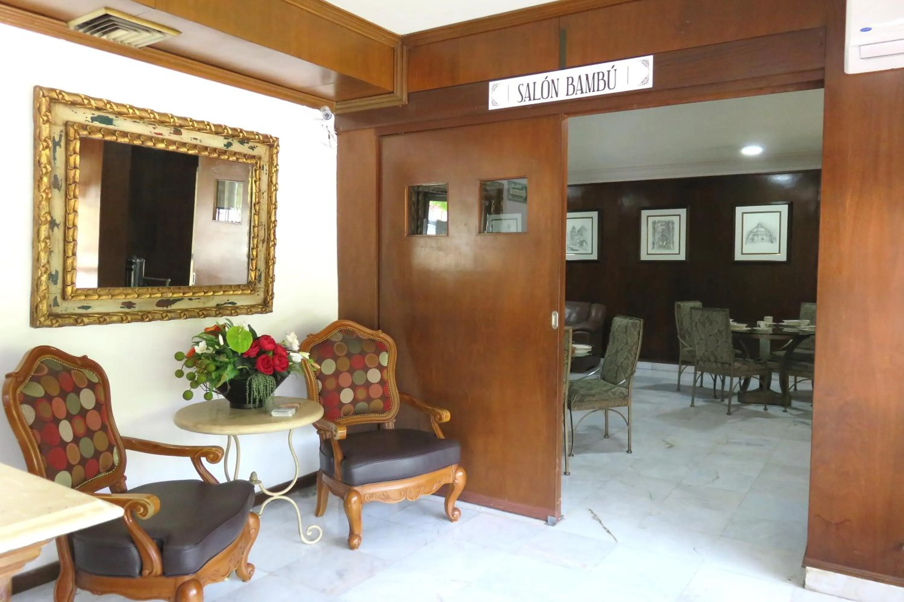 Lobby or reception in Hotel Huizache