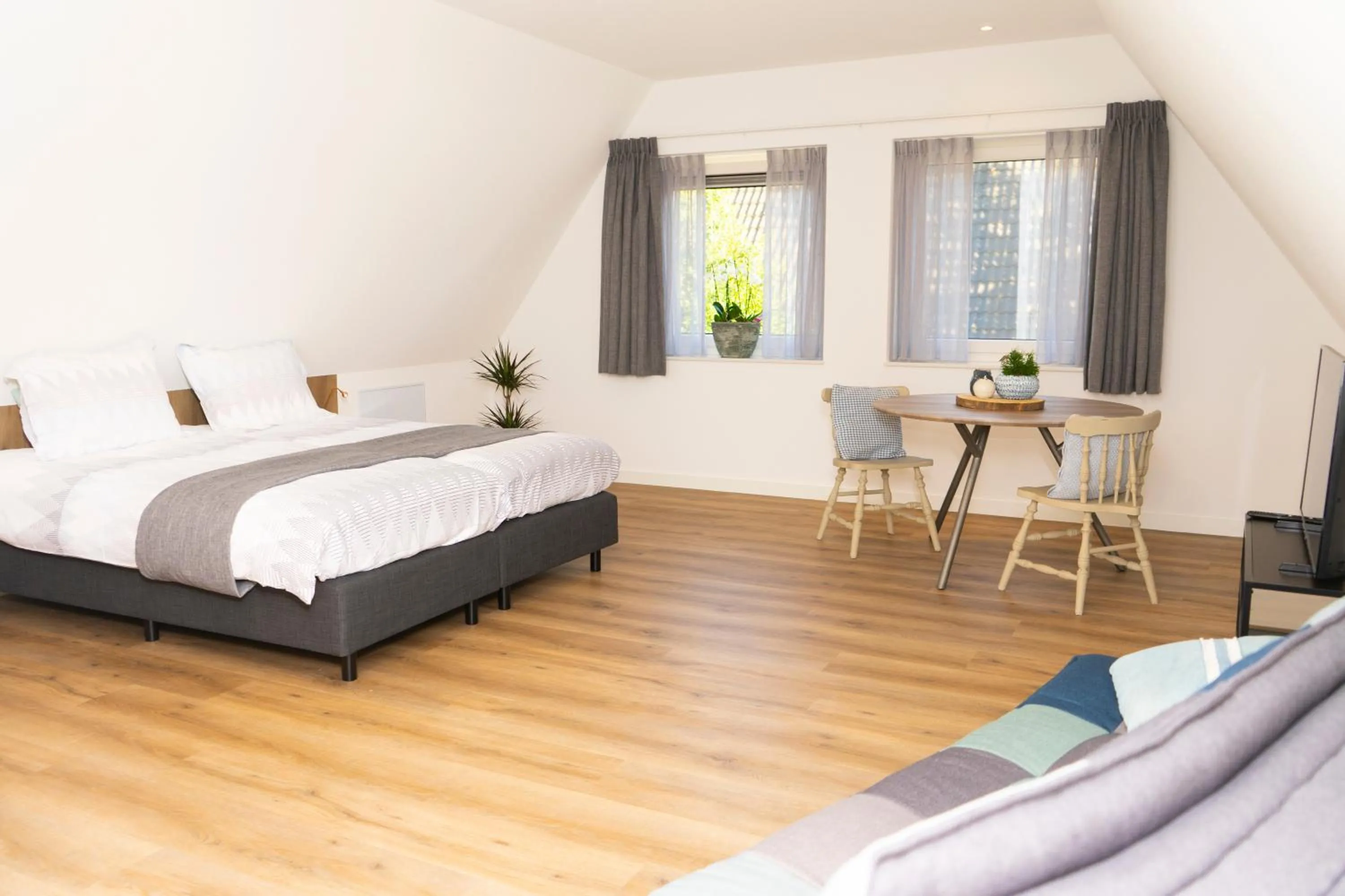 Bed in Logement Gieten