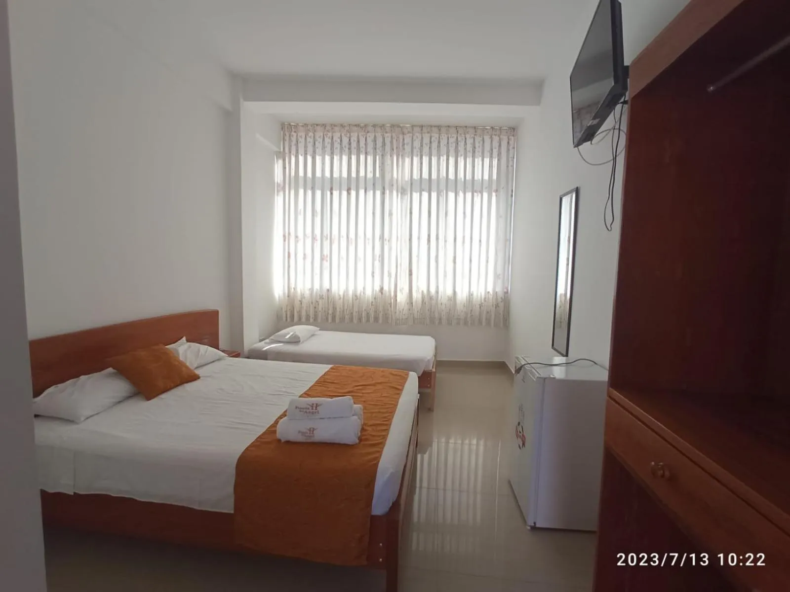 Photo of the whole room, Bed in Posada del Angel Hotel