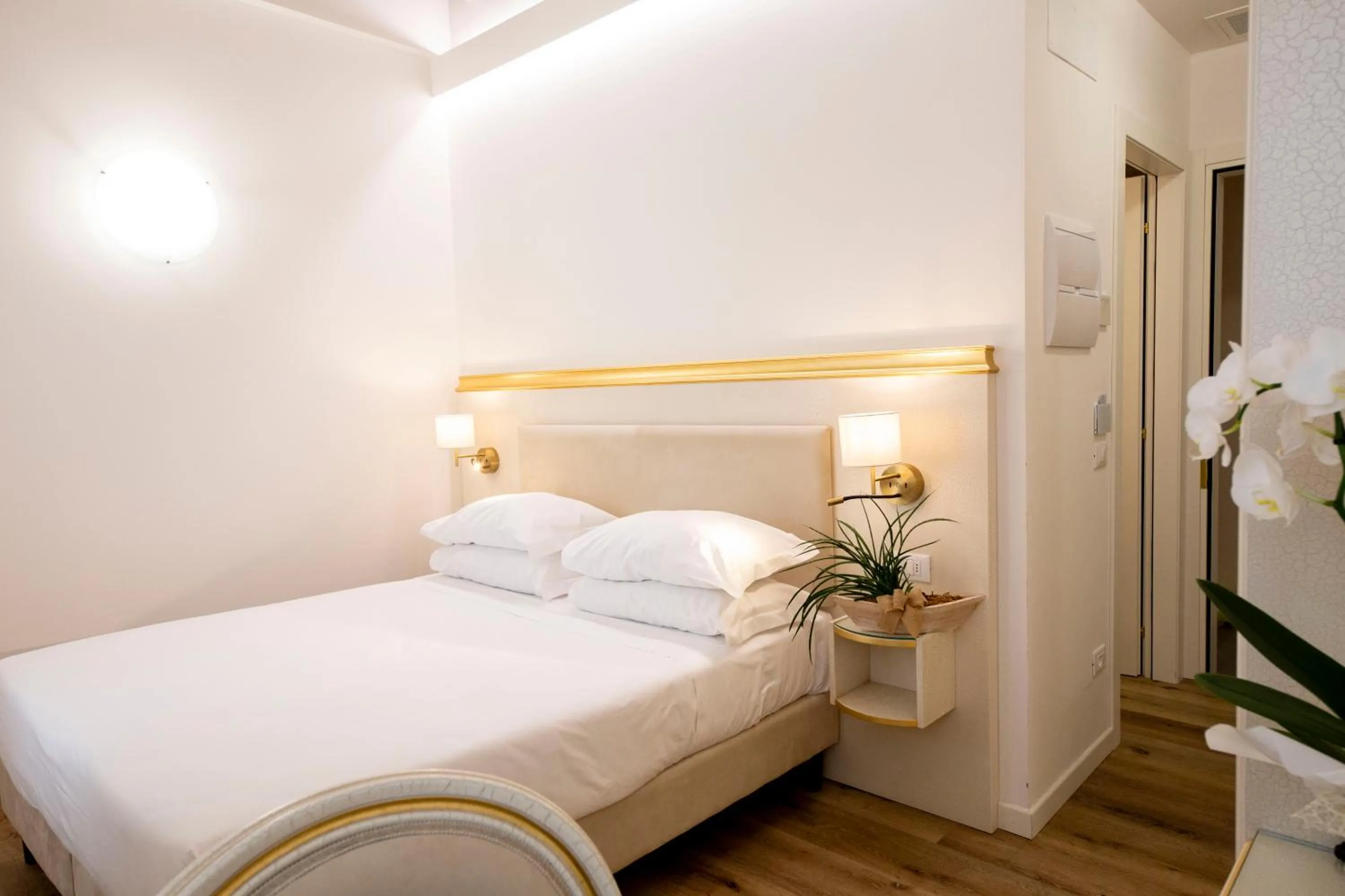 Bed in Hotel Ai Dogi