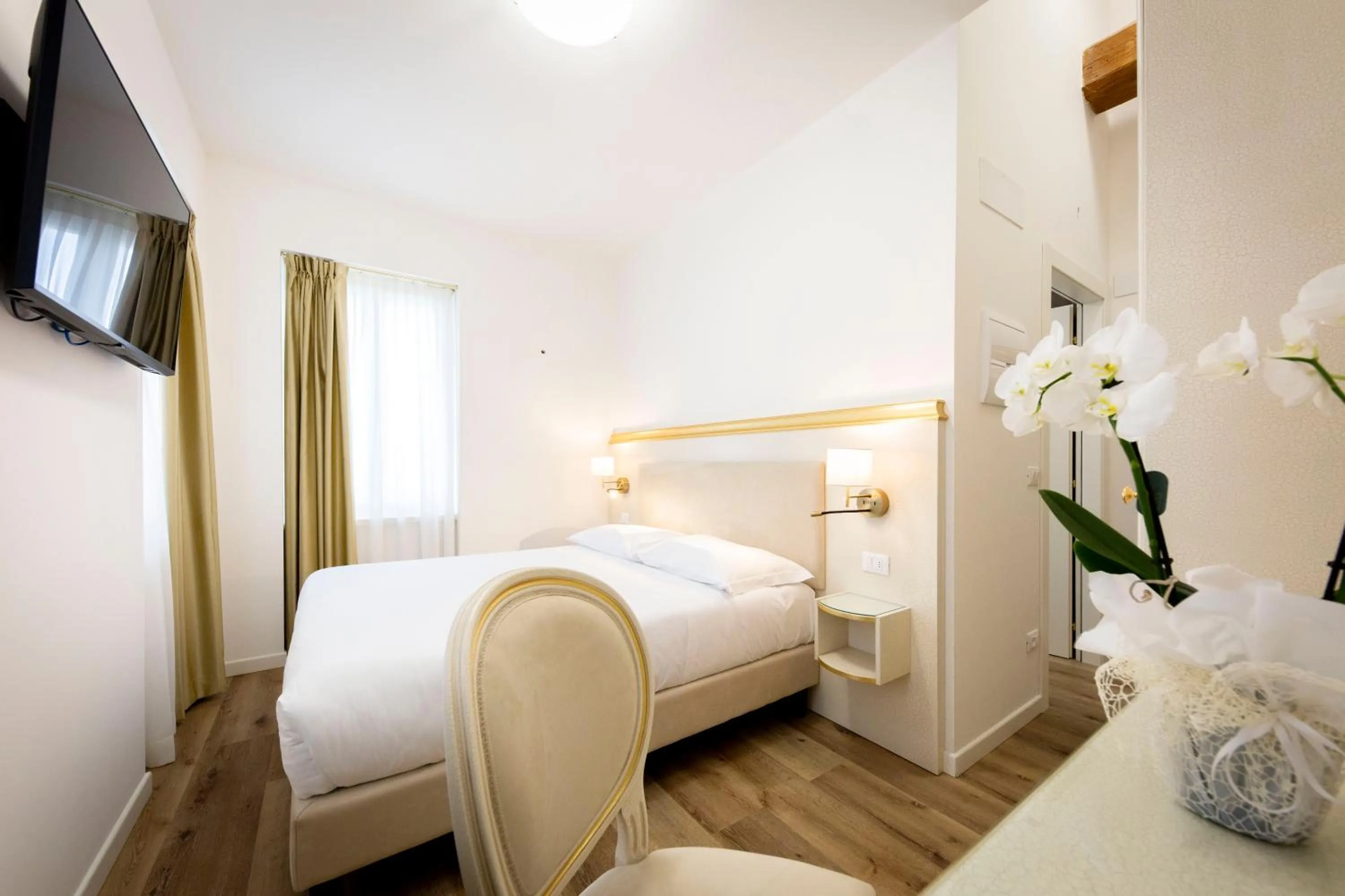 Bed in Hotel Ai Dogi