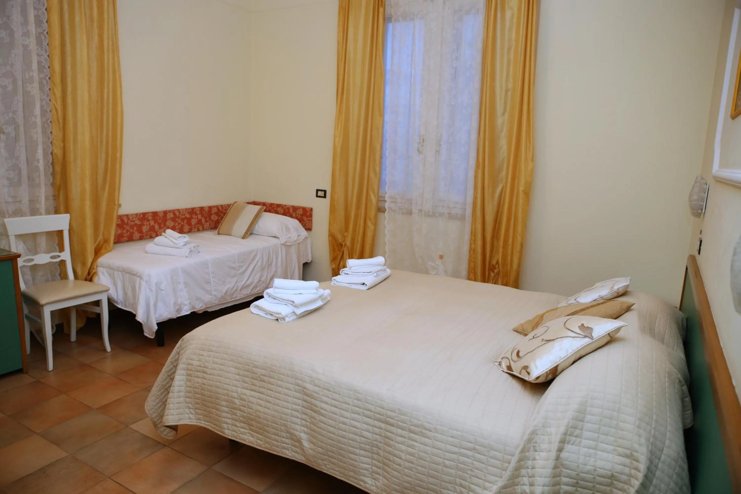 Bed in Hotel La Torre