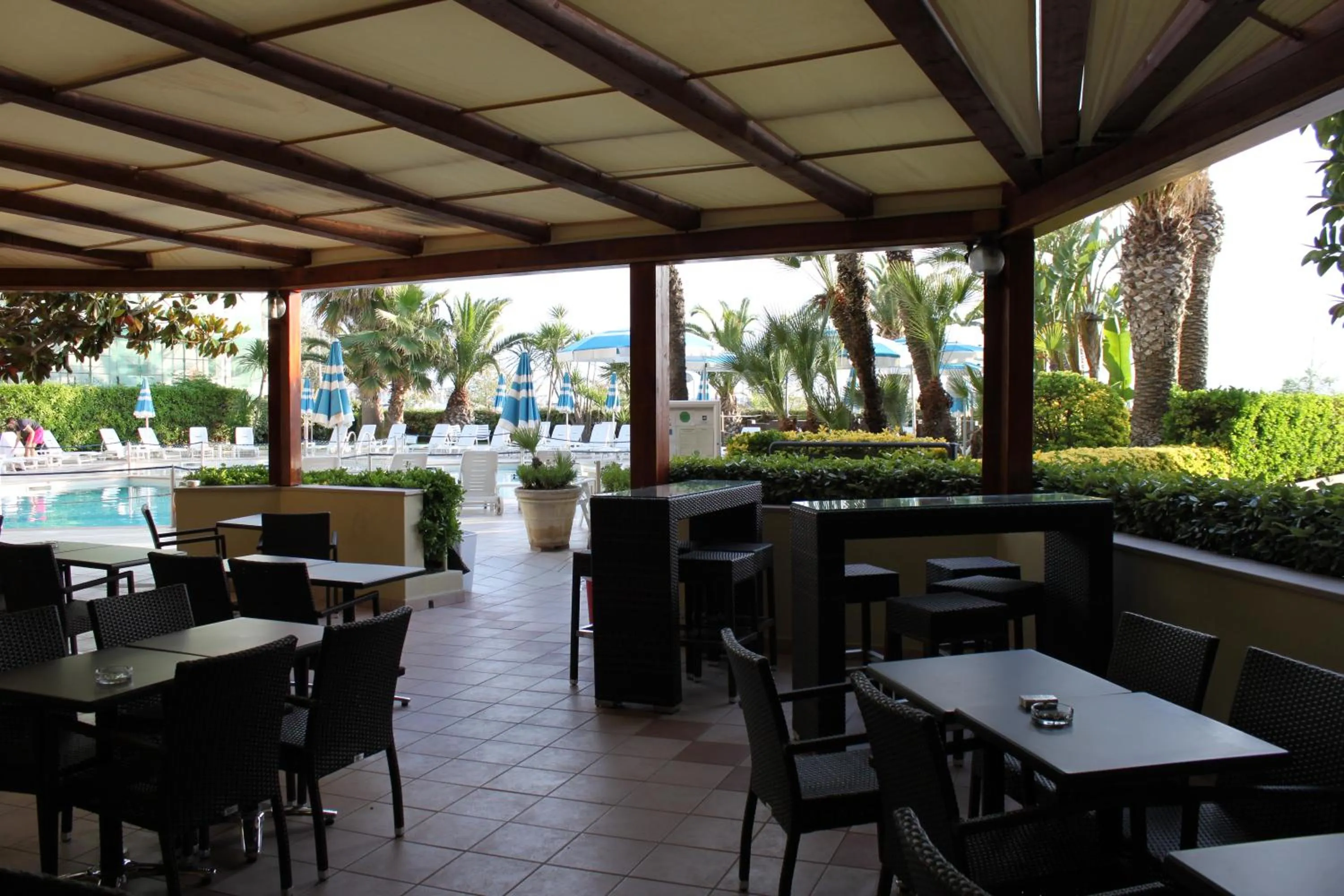 Patio in Hotel Florida