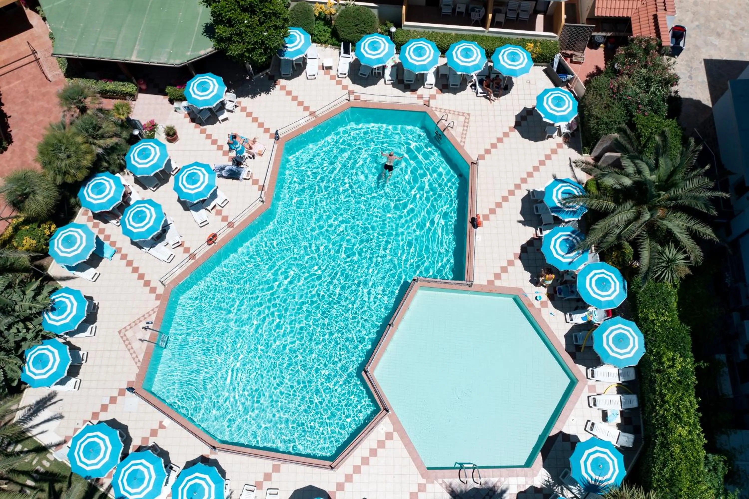 Bird's eye view in Hotel Florida