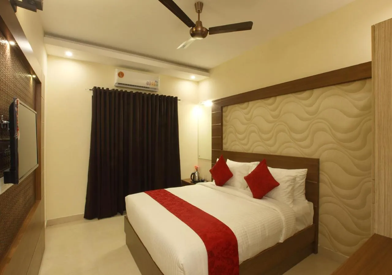 Bed in Laimar Suites