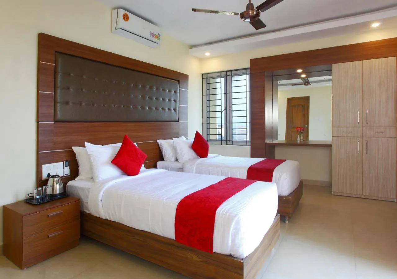 Bed in Laimar Suites