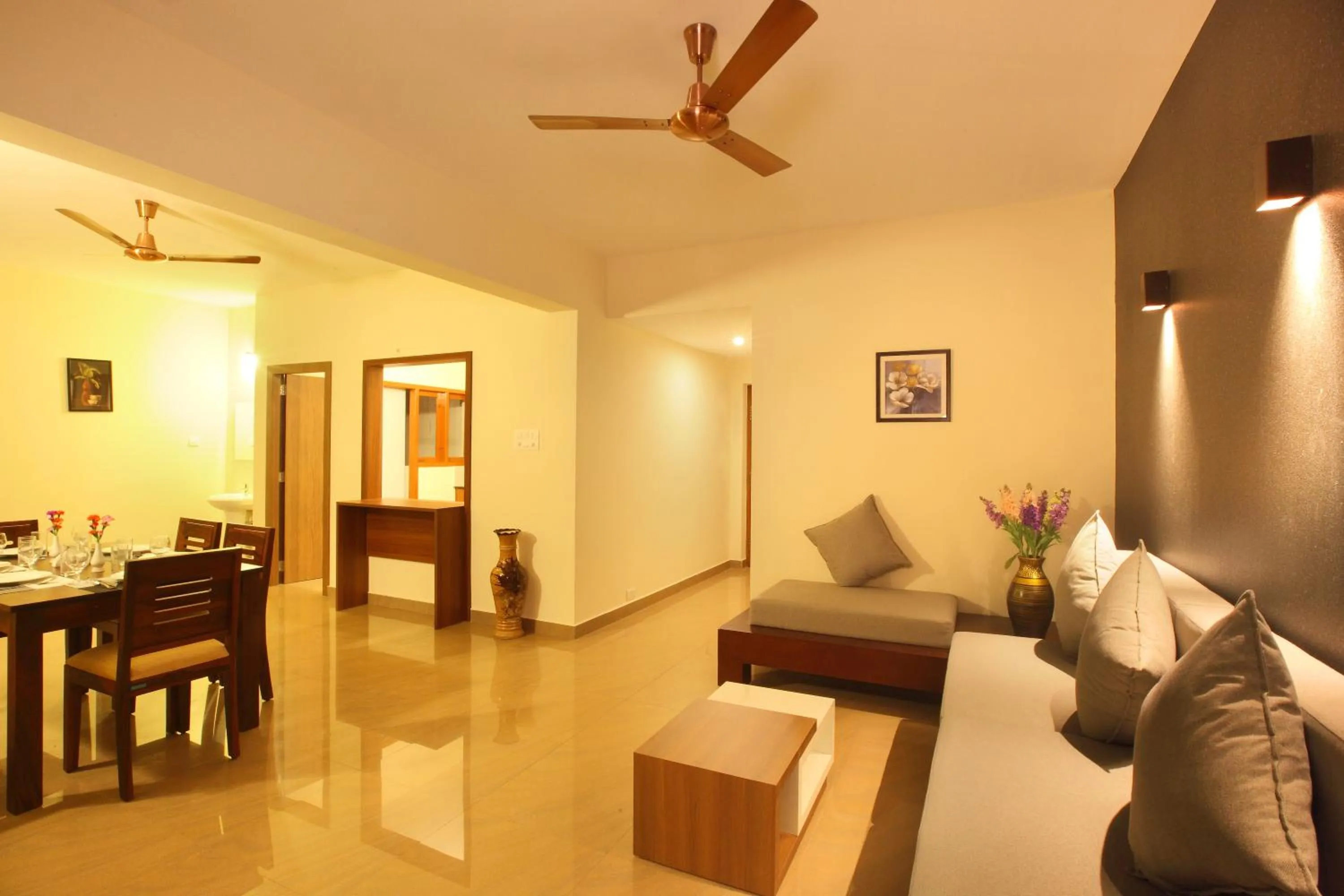 Living room in Laimar Suites