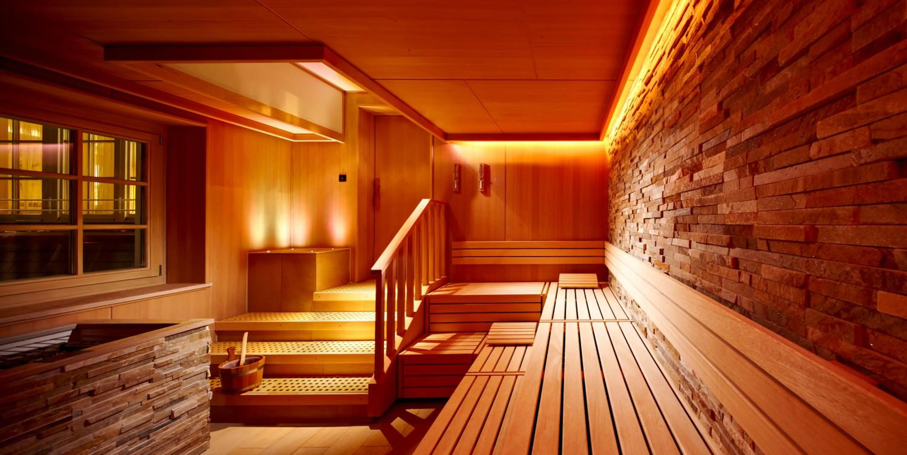 Sauna in Salzburgerhof, das 5-Sterne Hotel von Zell am See