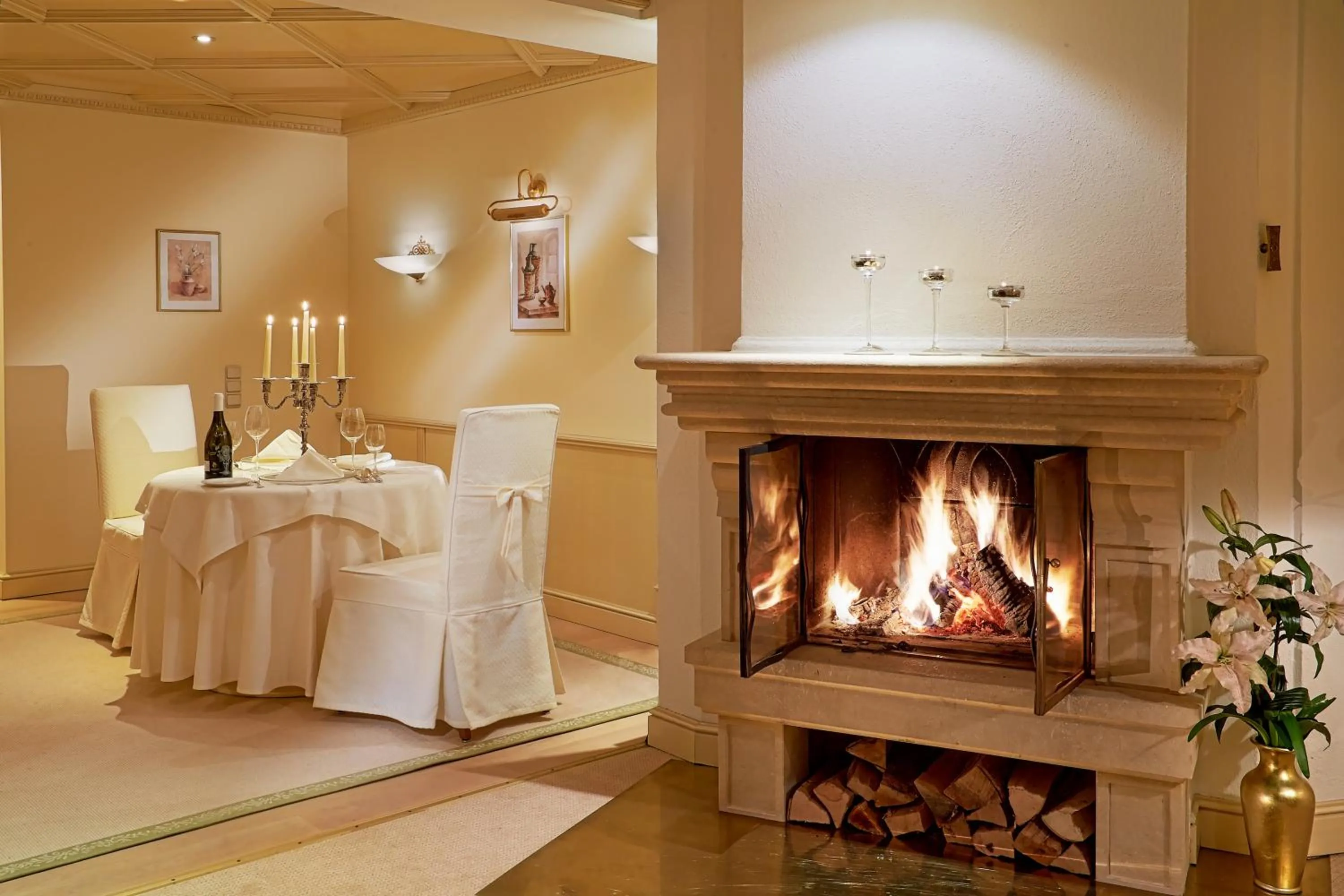 Decorative detail in Salzburgerhof, das 5-Sterne Hotel von Zell am See