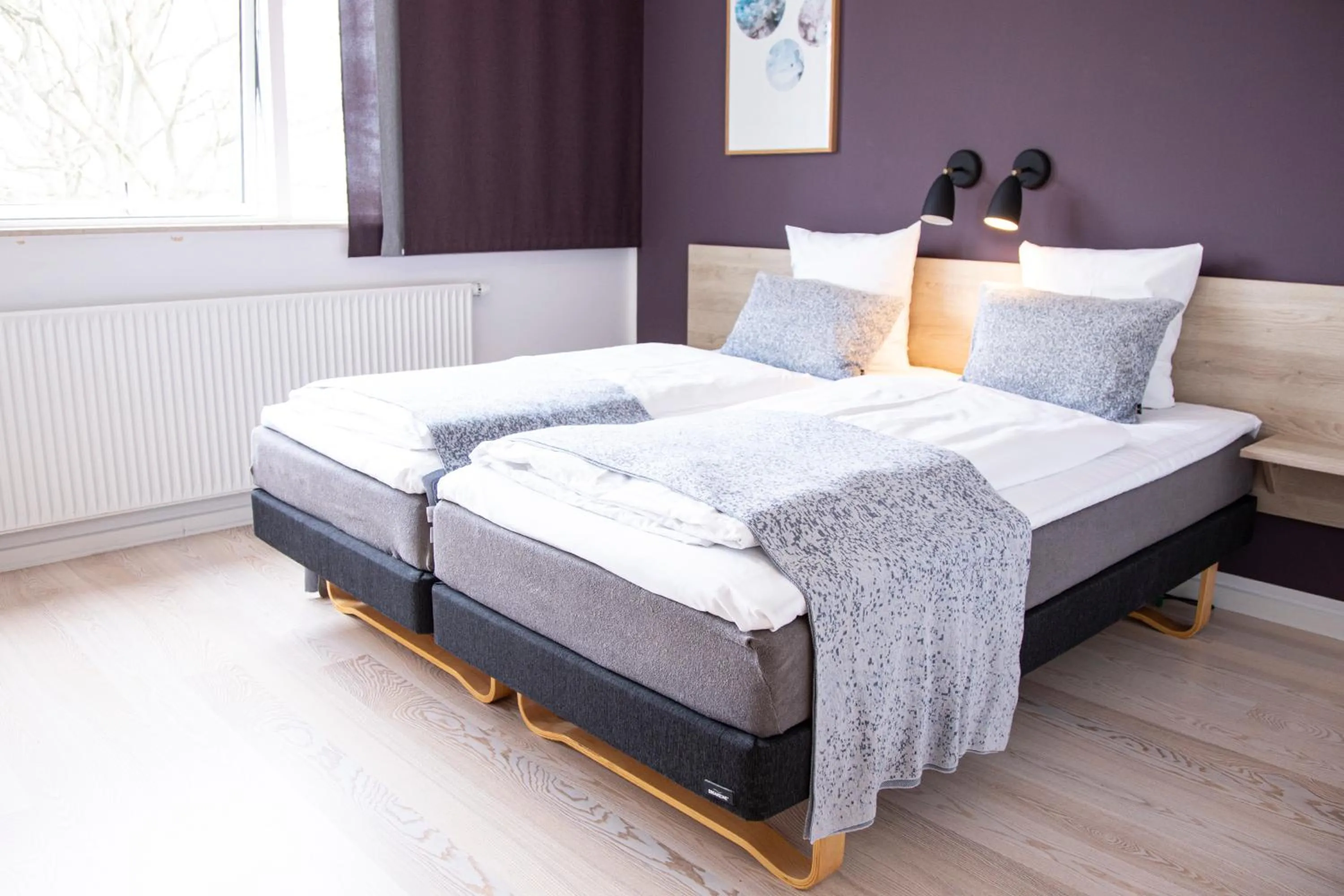 Bed in Hotel Strandparken