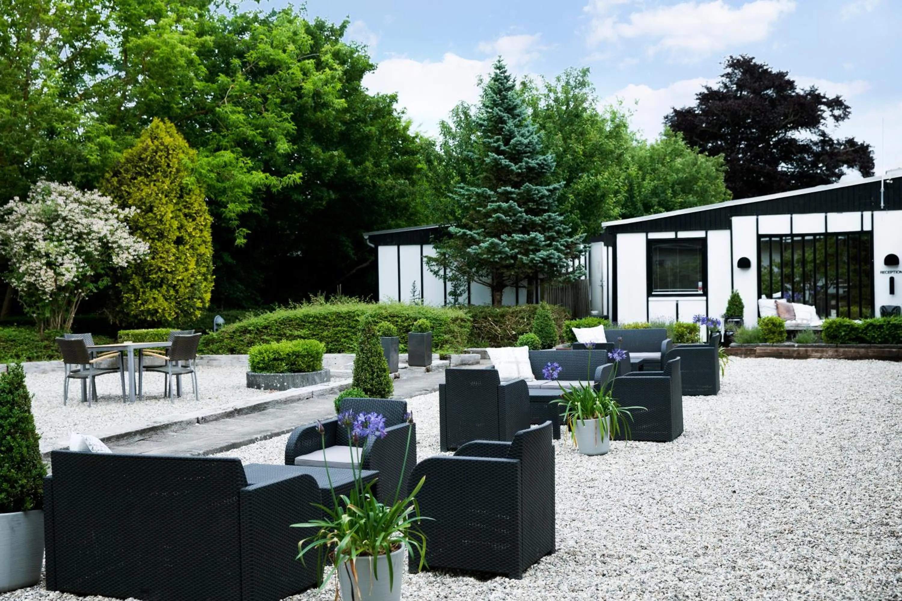 Patio in Skjalm Hvide Hotel