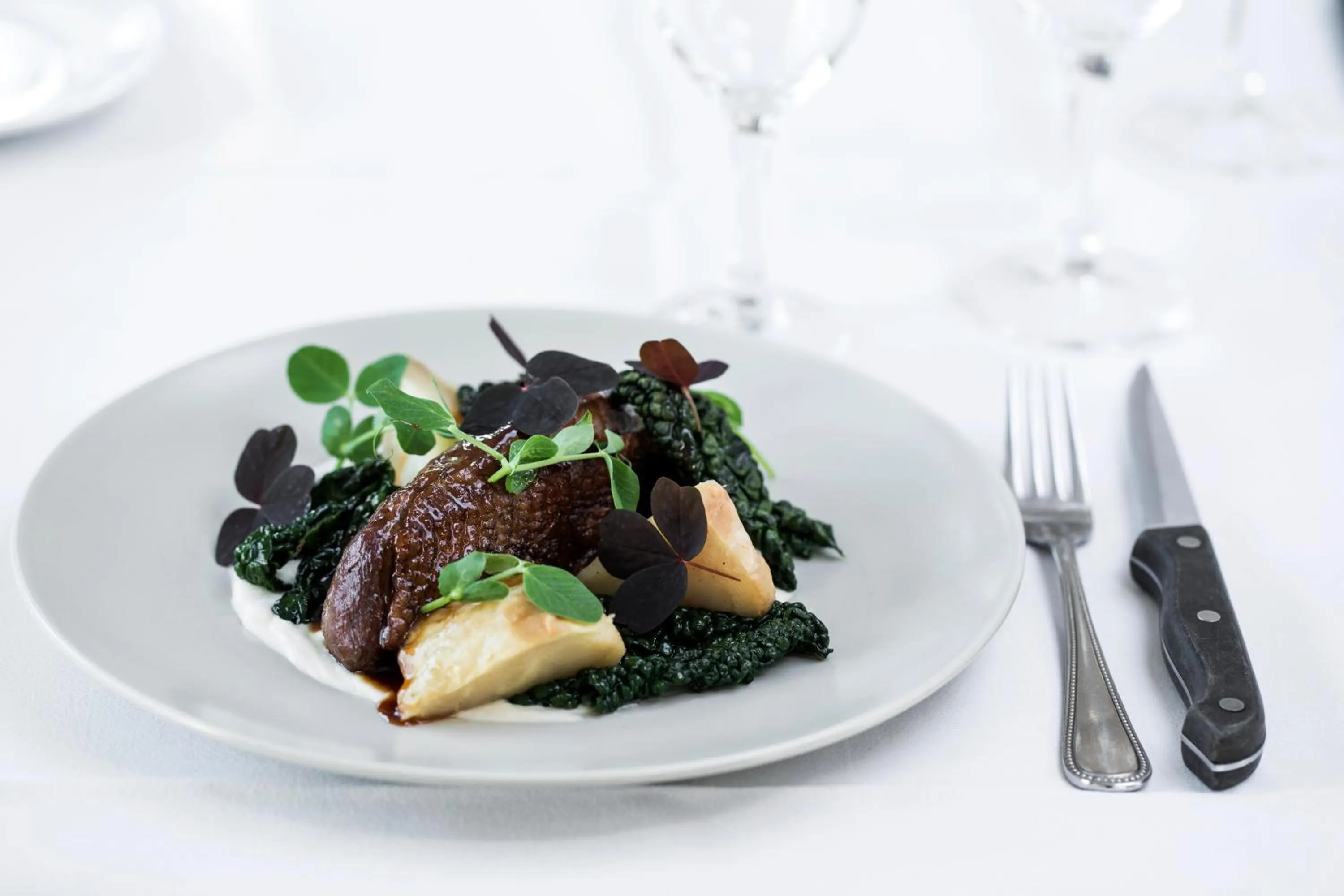 Food close-up in Skjalm Hvide Hotel