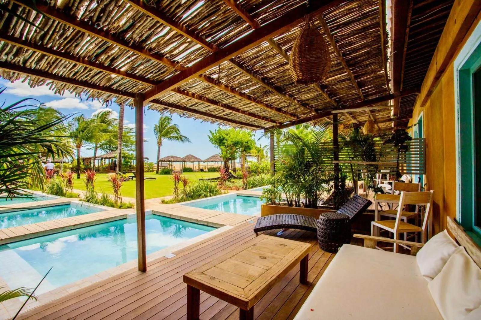 Patio in Pousada Mi Secreto