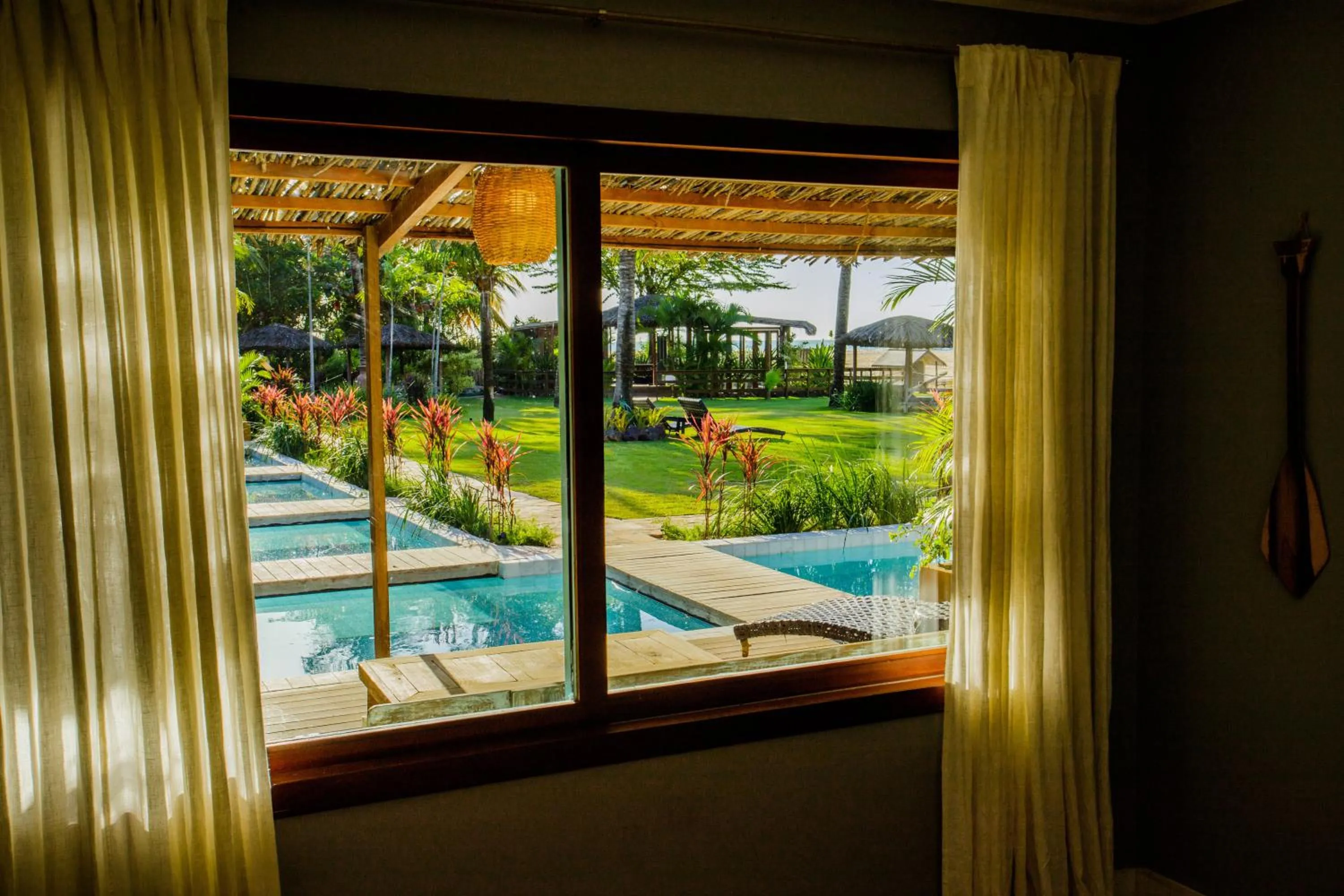 Pool view in Pousada Mi Secreto