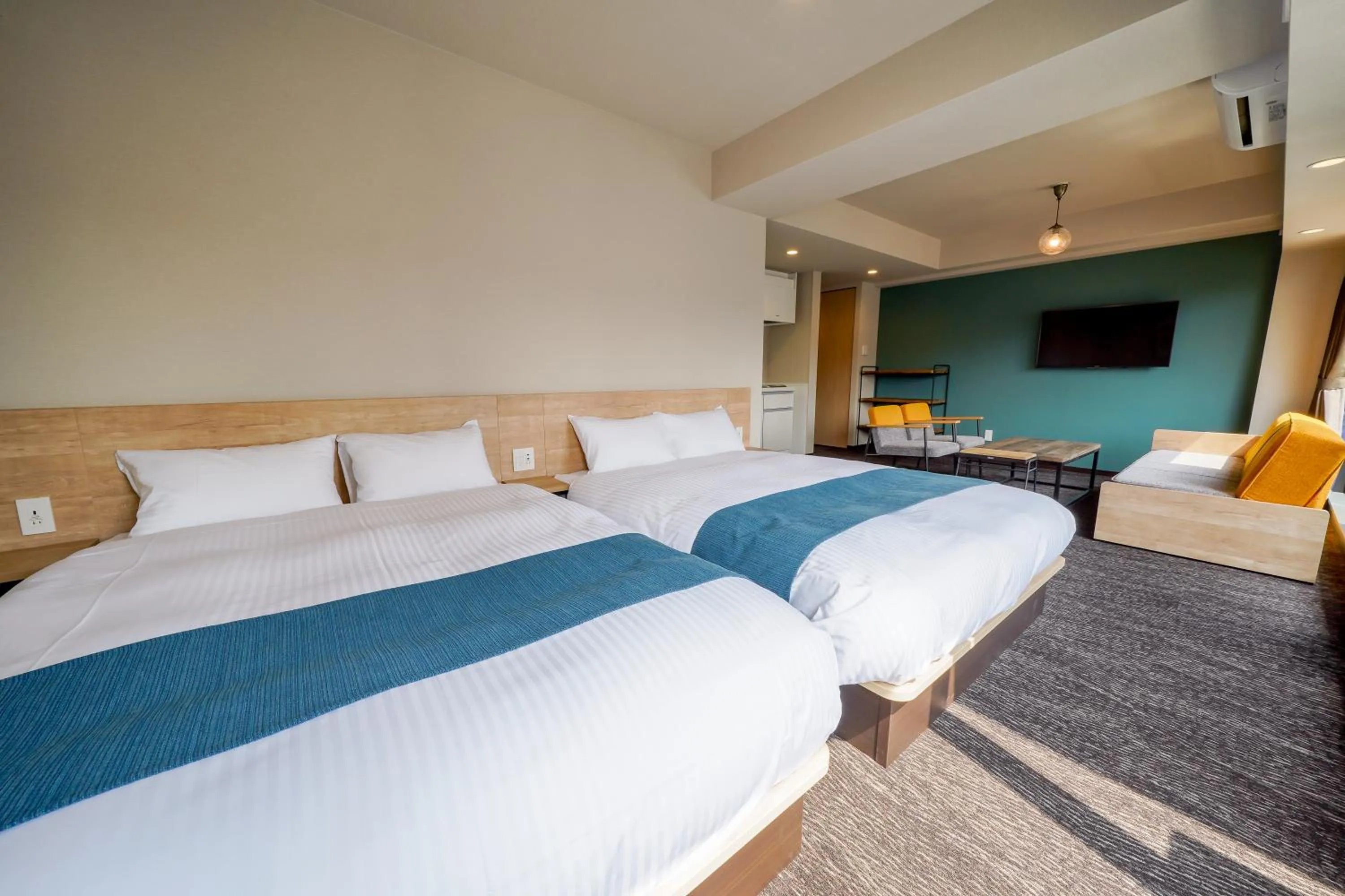 Bed in RESI STAY Heart