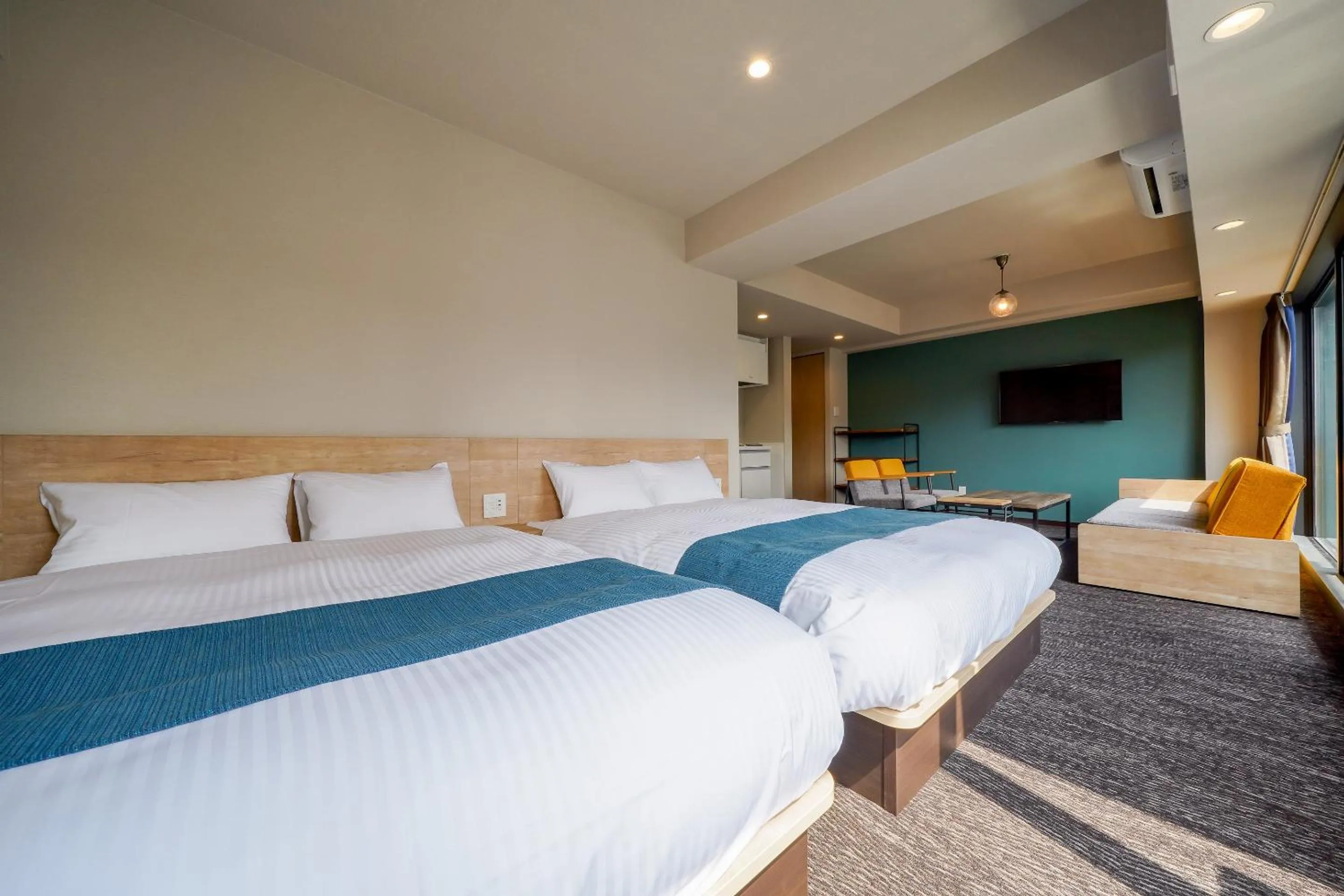 Bed in RESI STAY Heart