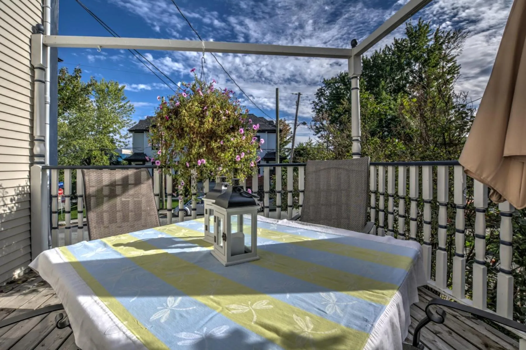 Patio in Auberge Marquis de Montcalm