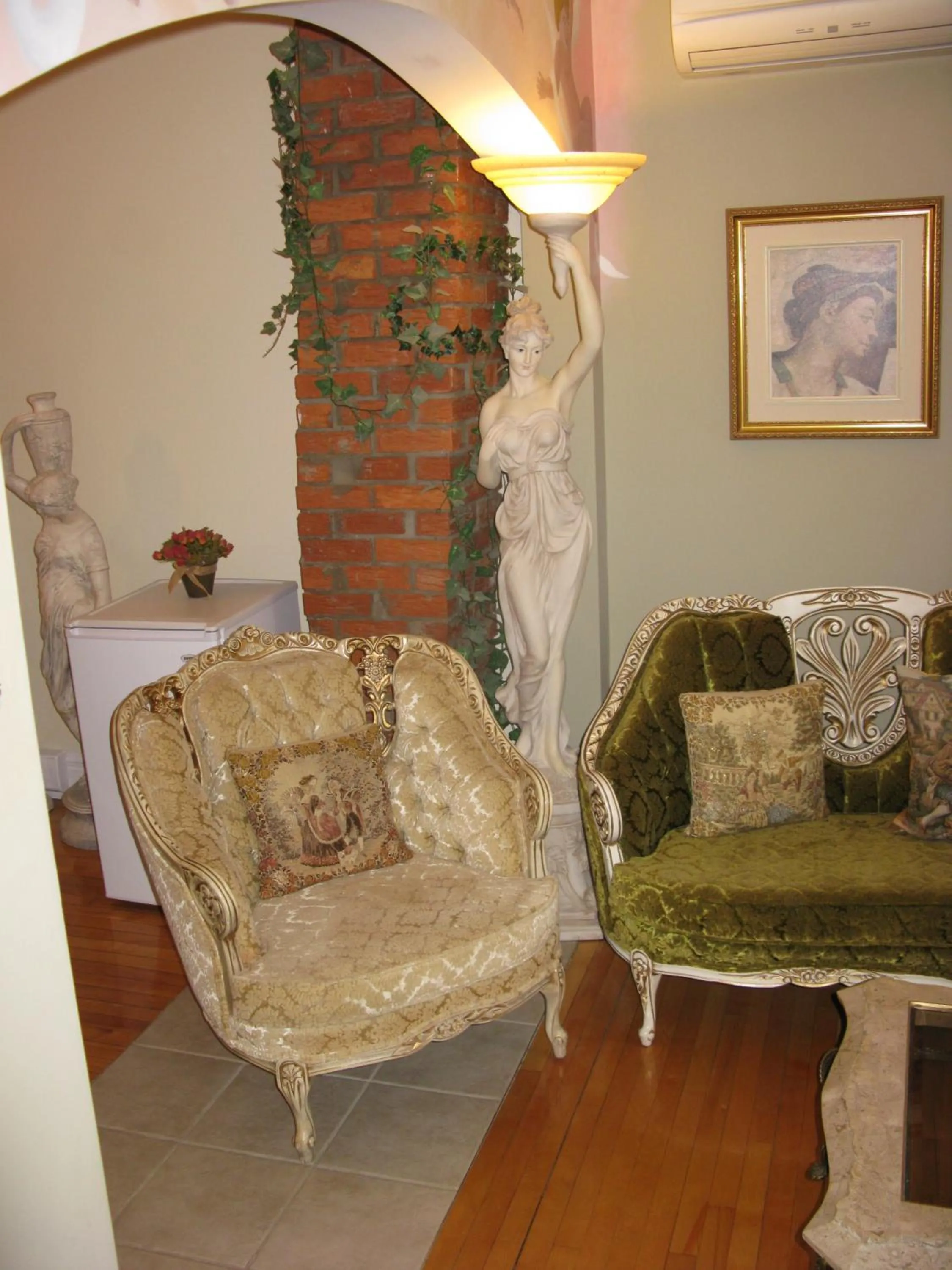 Living room in Auberge Marquis de Montcalm
