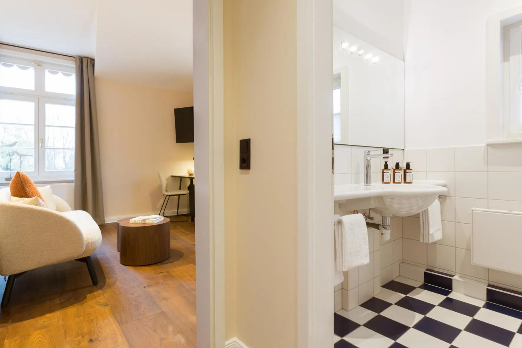 Bed in Hotel Seezeichen Ahrenshoop