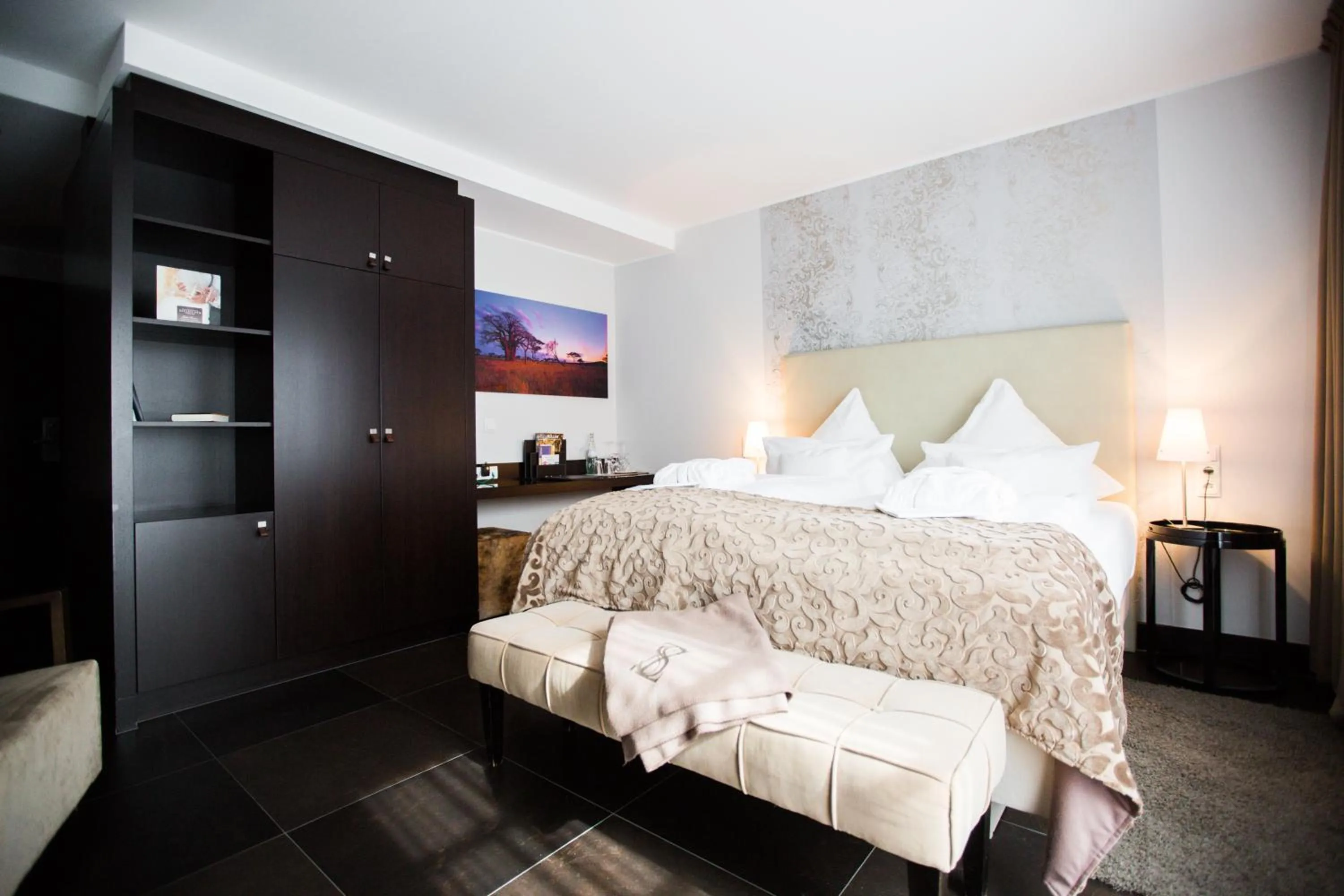 Bed in Hotel Seezeichen Ahrenshoop