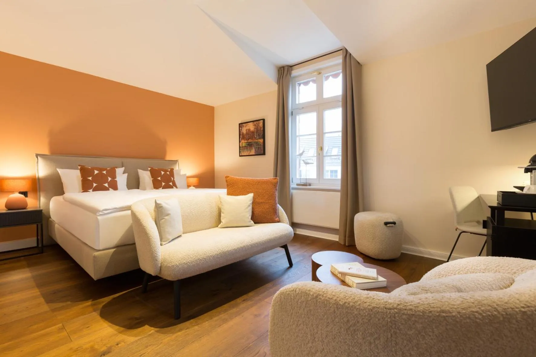 Bed in Hotel Seezeichen Ahrenshoop