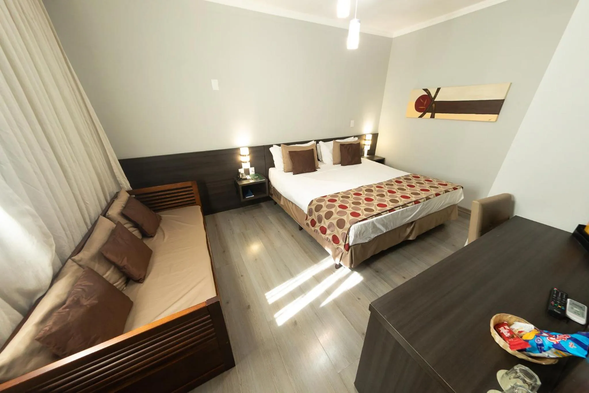 Bedroom, Bed in Class Hotel Guaxupé