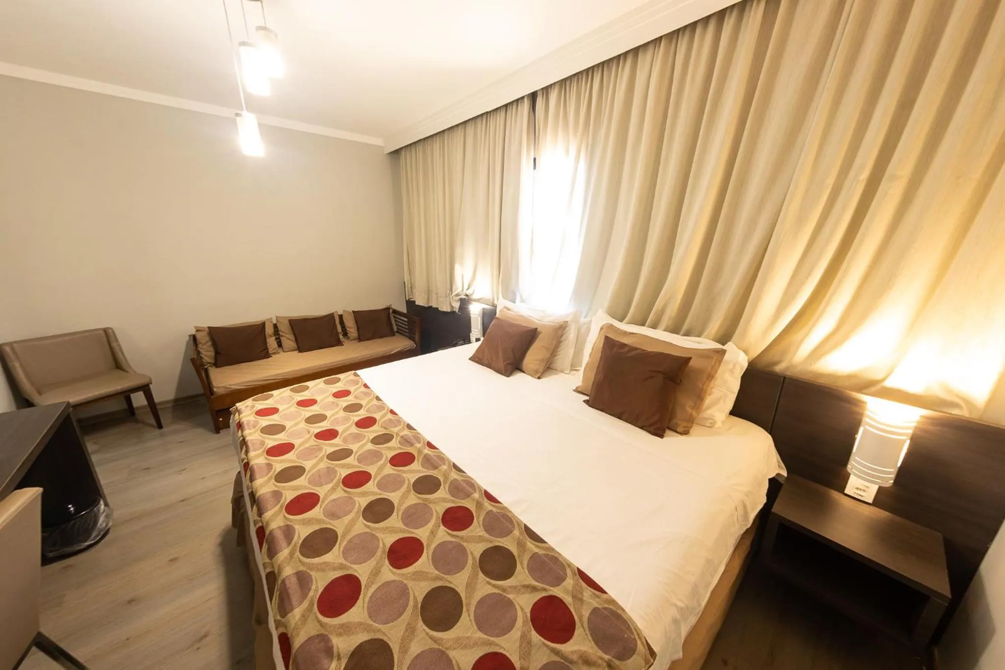 Bedroom, Bed in Class Hotel Guaxupé