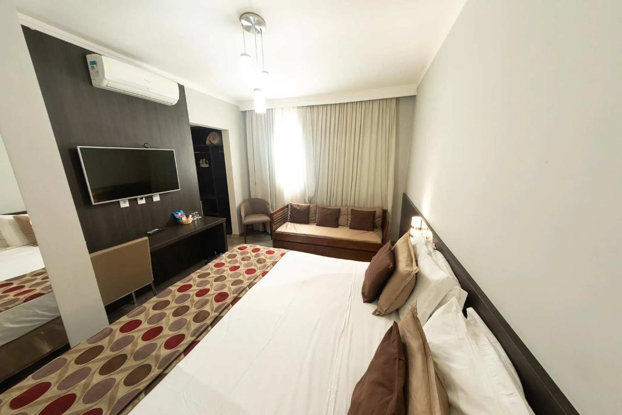 Bedroom, Bed in Class Hotel Guaxupé